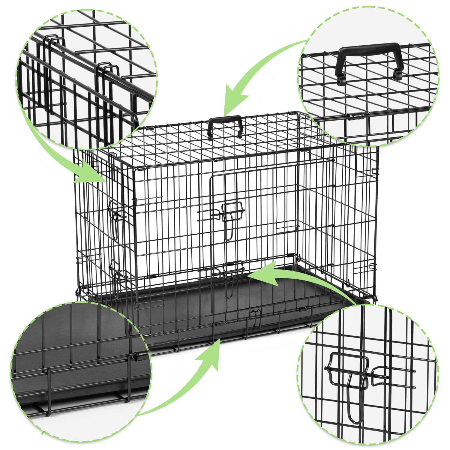 Gyvūnų narvas 107 x 71 x 77 cm PH-202