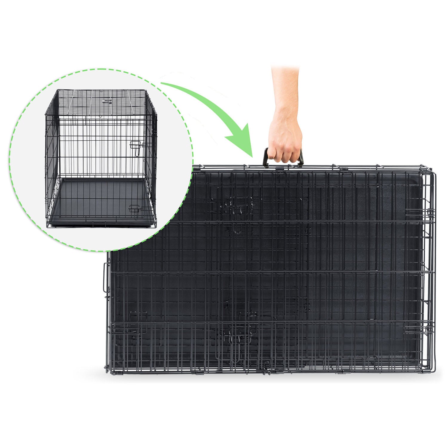 Gyvūnų narvas 107 x 71 x 77 cm PH-202