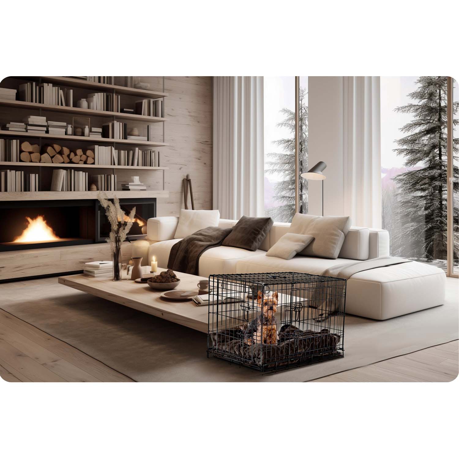 Gyvūnų narvas 75,5 x 47,5 x 54 cm PH-200