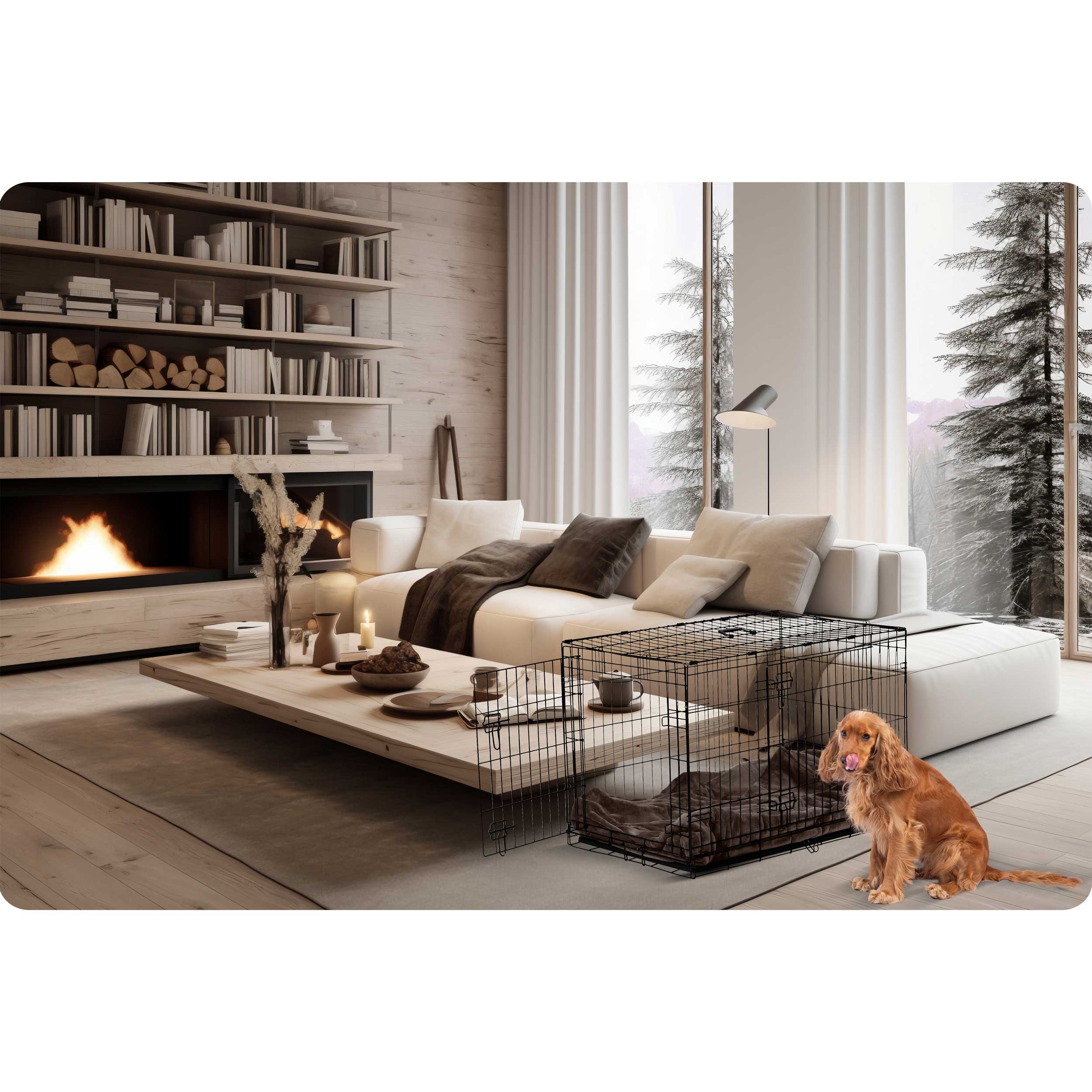 91 x 57 x 62 cm PH-201 gyvūnų narve