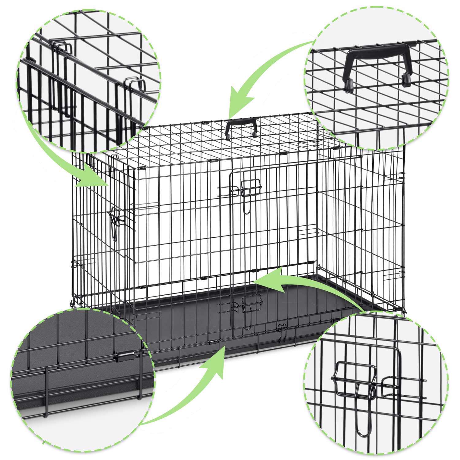 91 x 57 x 62 cm PH-201 gyvūnų narve