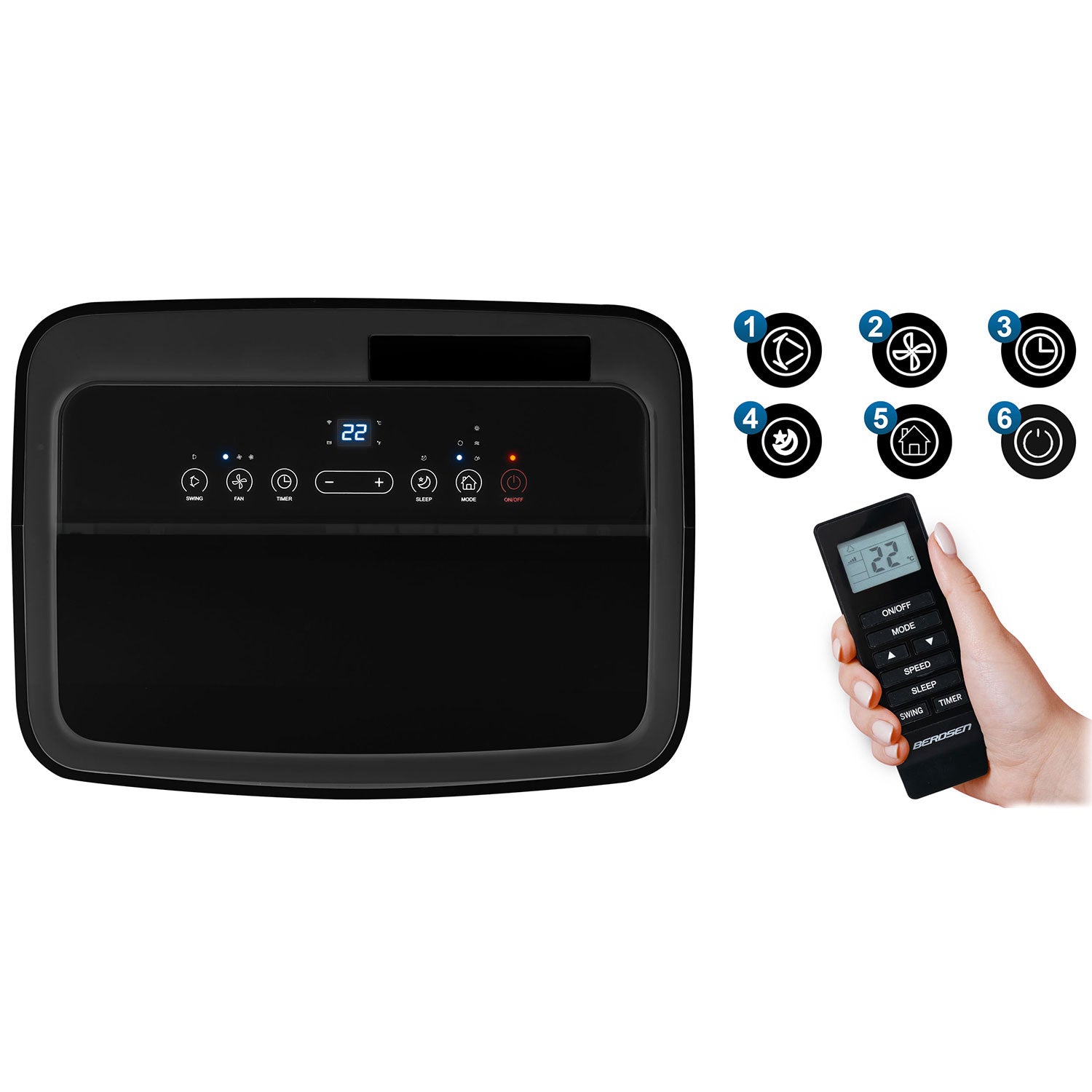 Transporto oro kondicionierius 14000 BTU Berdsen BD-581