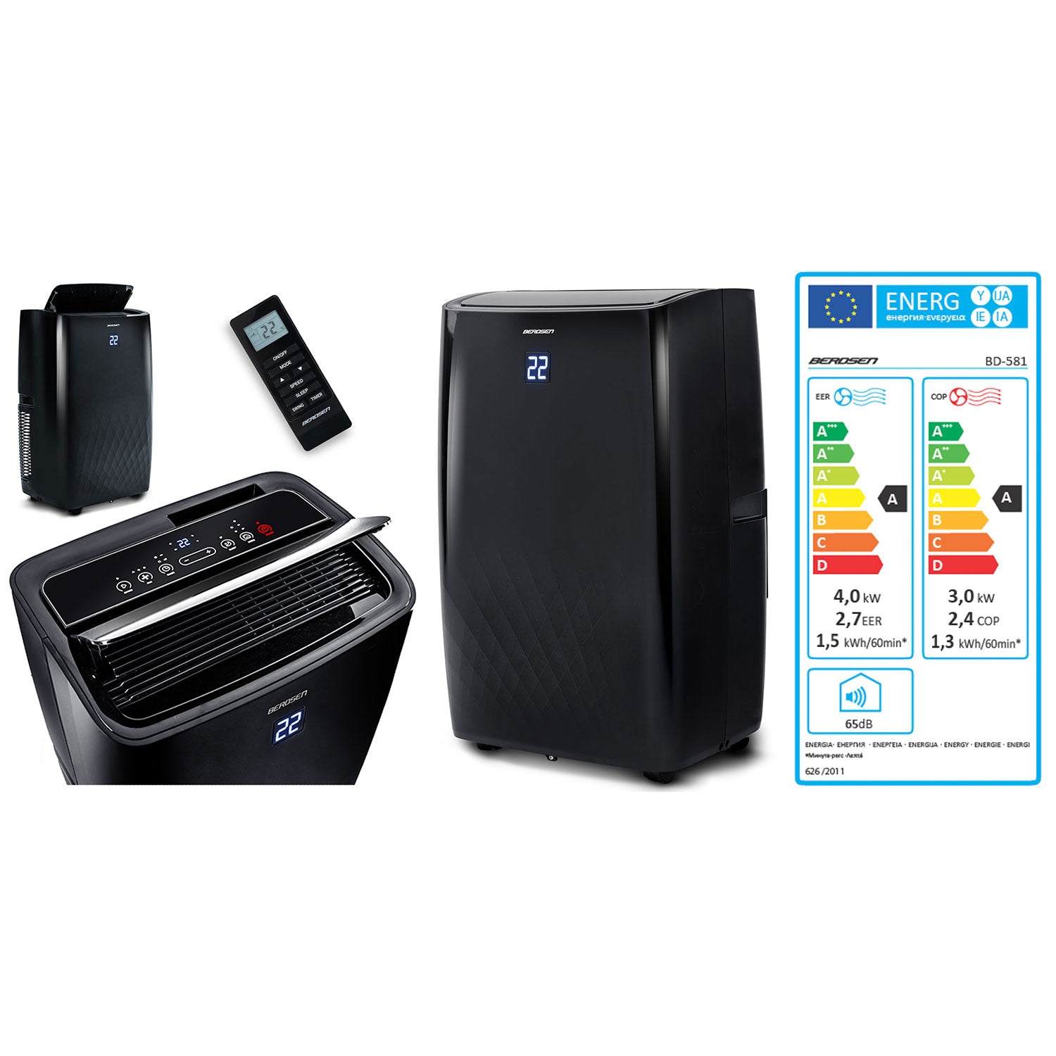 Transporto oro kondicionierius 14000 BTU Berdsen BD-581