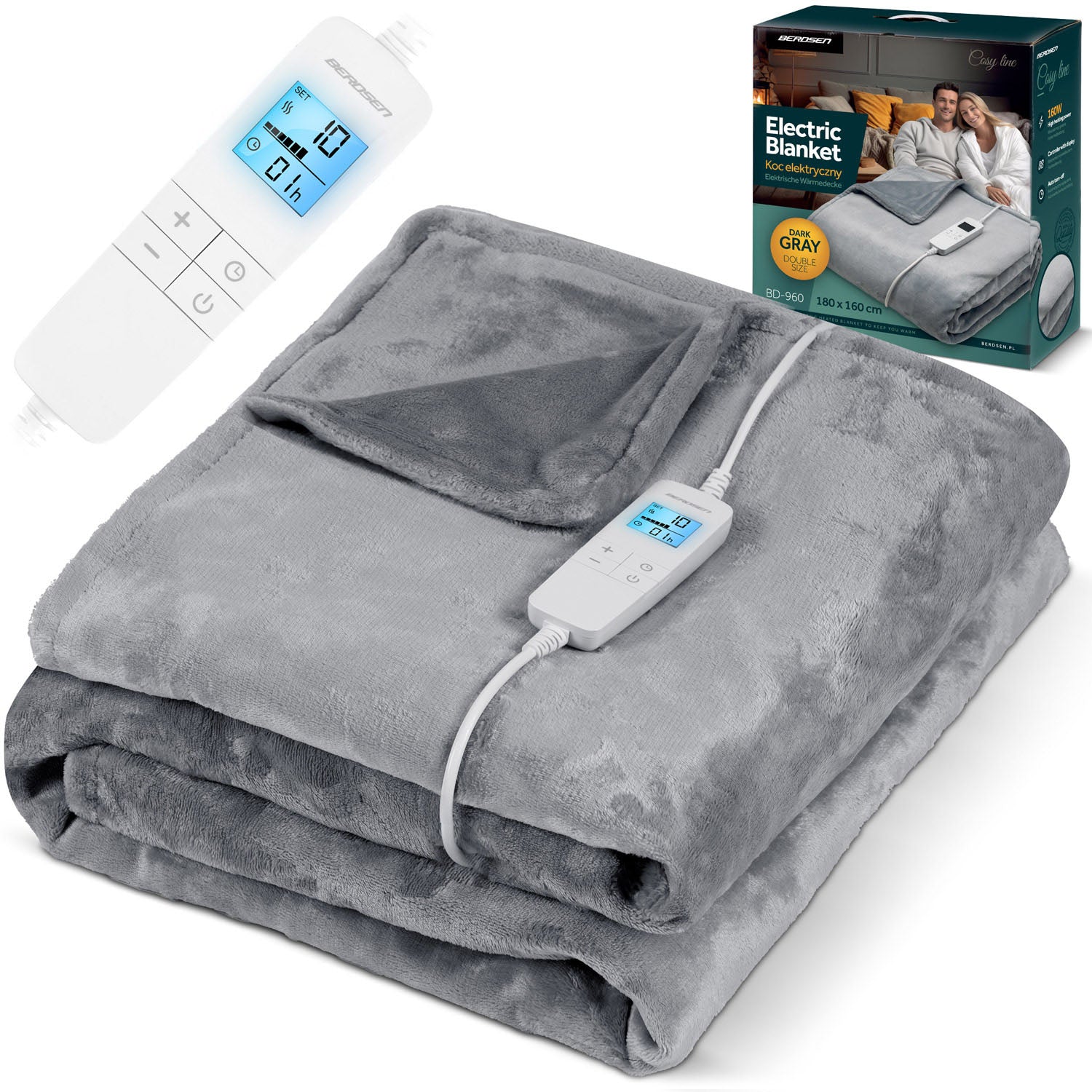 180 x 160 cm Berdsen BD-960 elektrinis kilimas