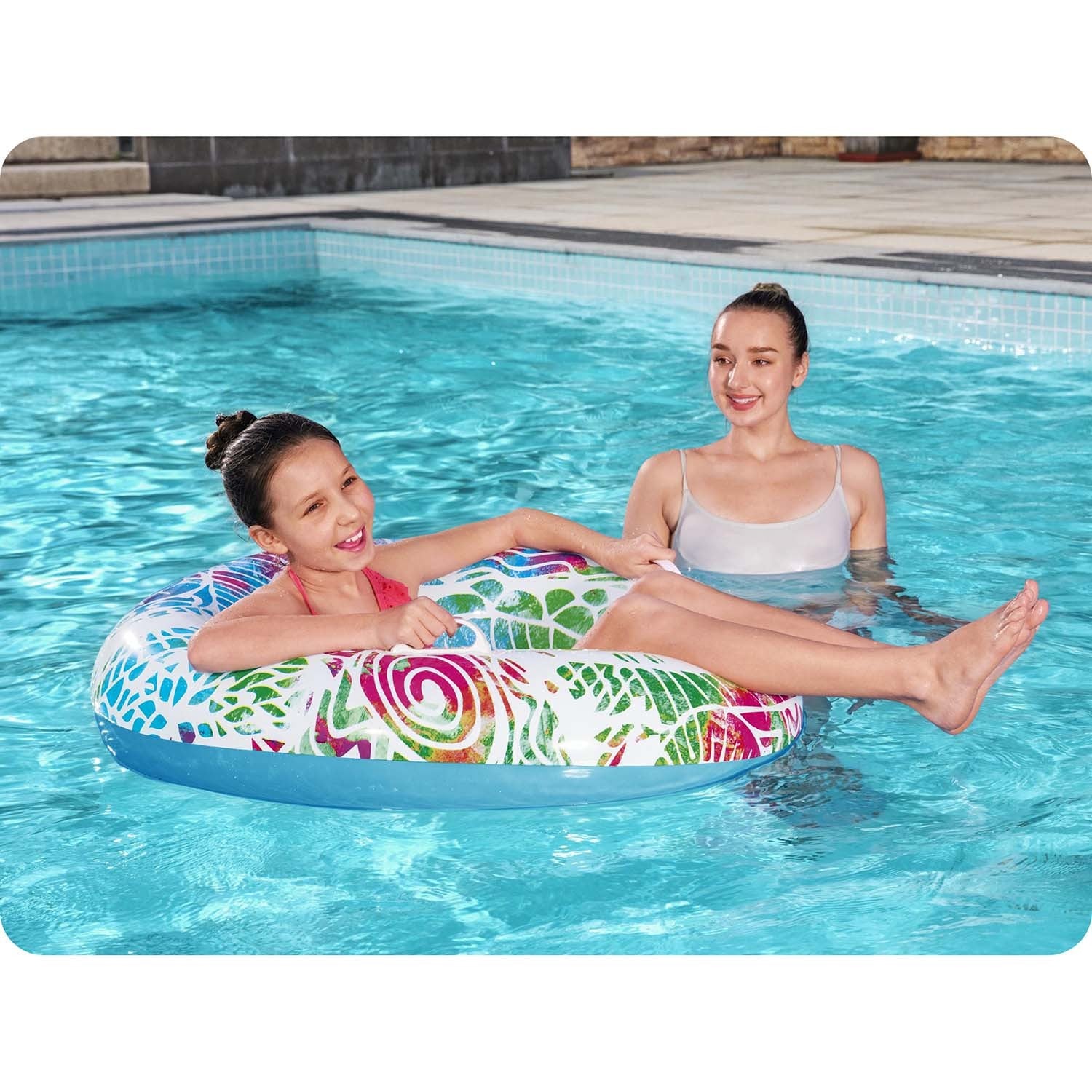 Vaikų ratas 91 cm3 spalvos Bestway 36084 raudonas