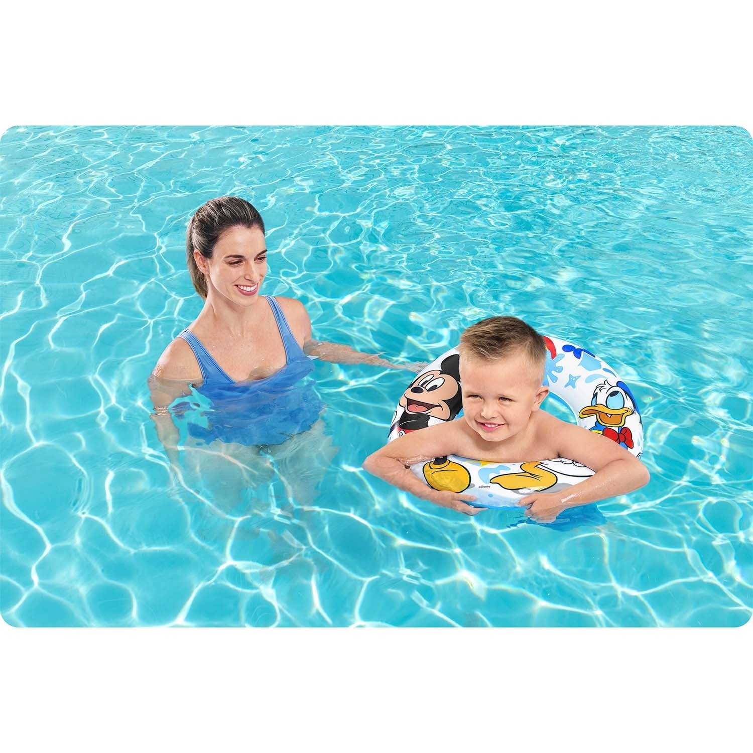 Miki ir Donaldo 56 cm dydžio plaukimo ratas