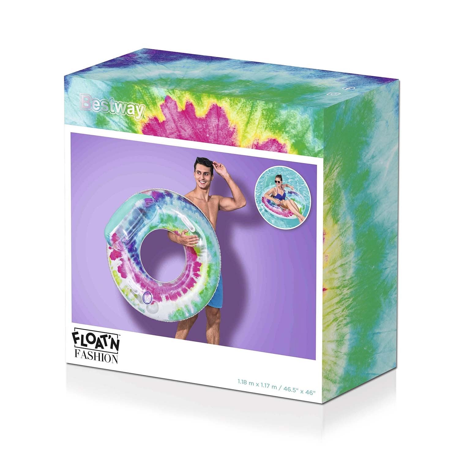 Bestway 43637 padengtas plaukimo ratas