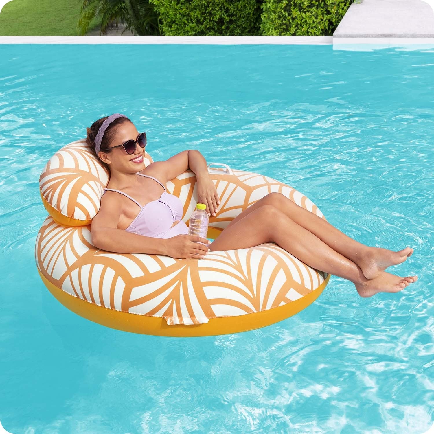 Bestway 43643 padengtas plaukimo ratas