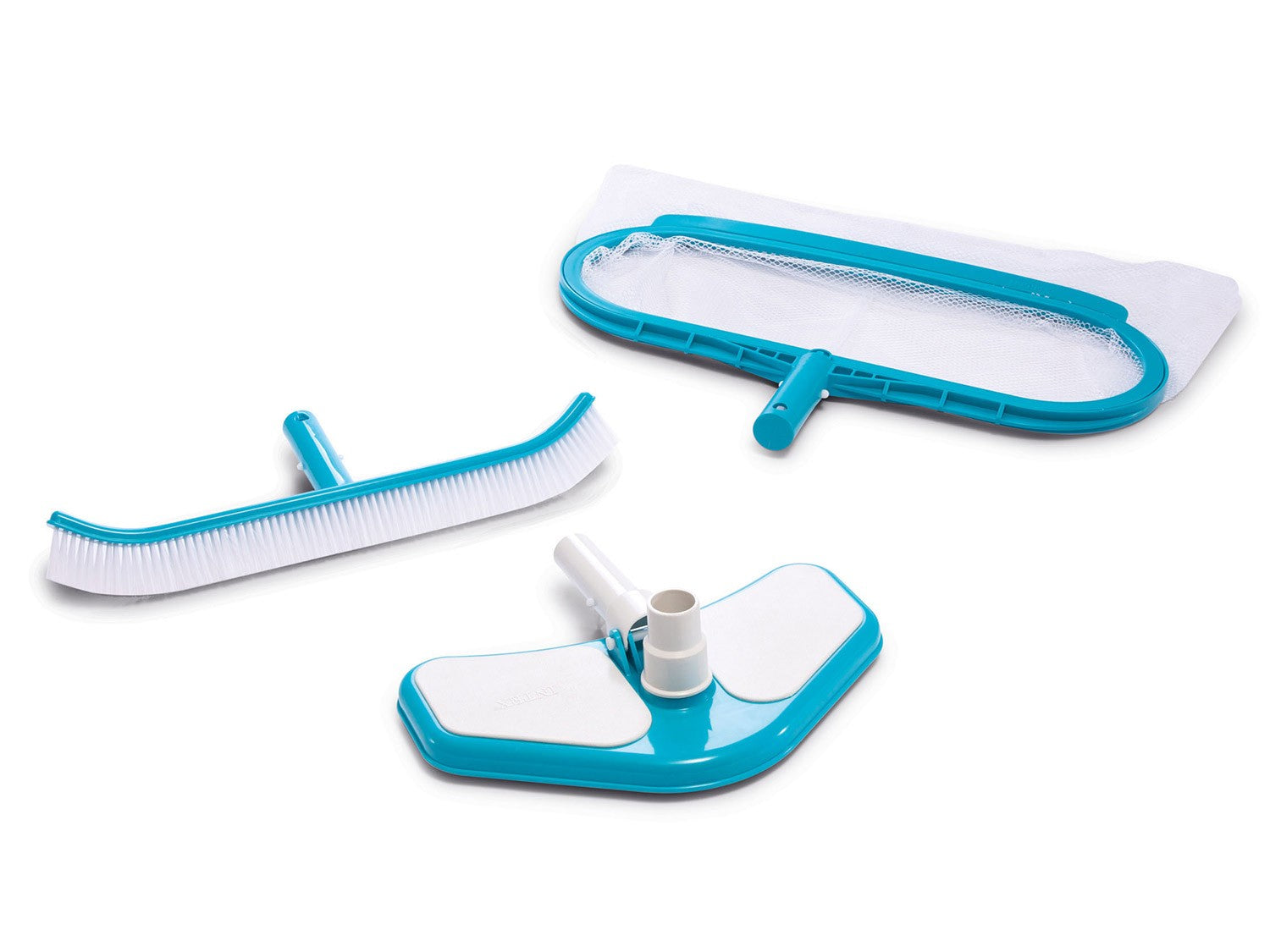 Valymo aksesuarų rinkinys - tinklas, šepetė, džiovintuvas INTEX 29057