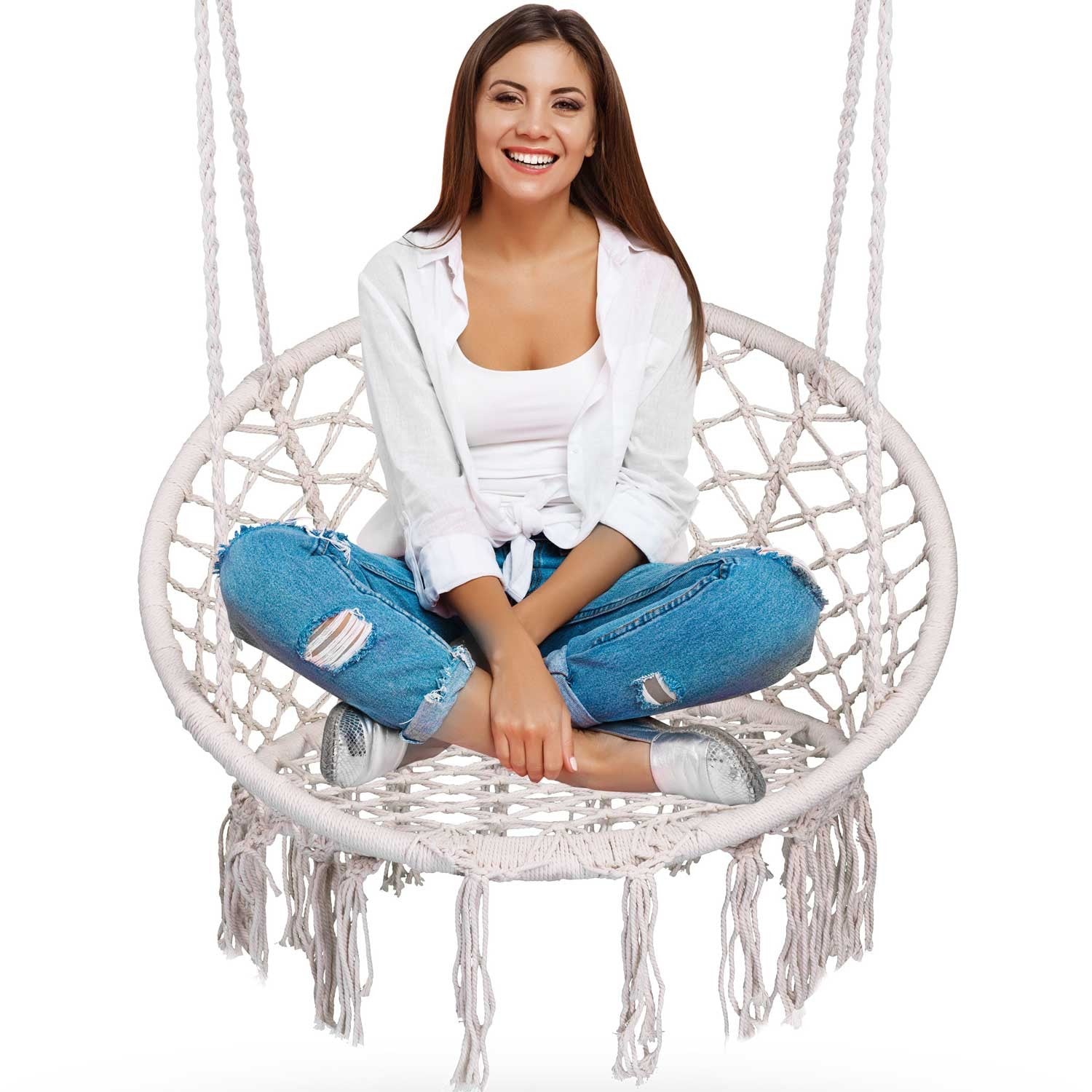 Boho beždžionė pakabinė sėdynė