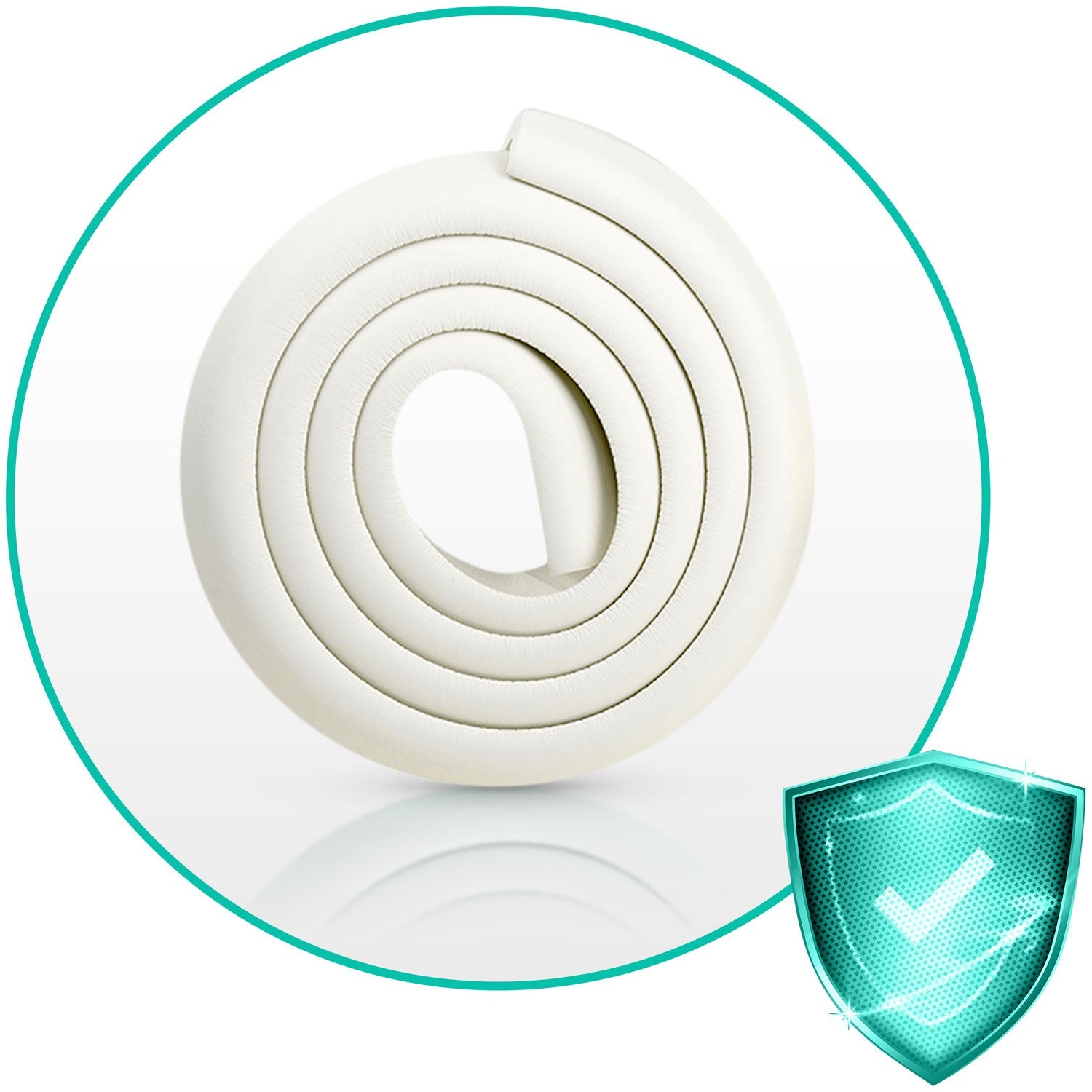 Ricokids apsauginė putų juosta 798700 balta 2 m