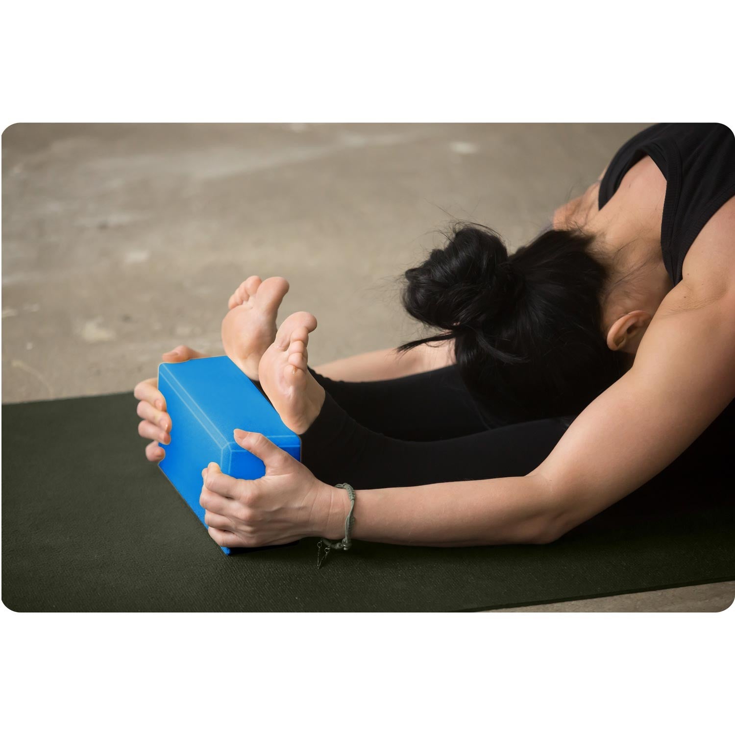 NS-962 mėlynos spalvos yoga kojinė