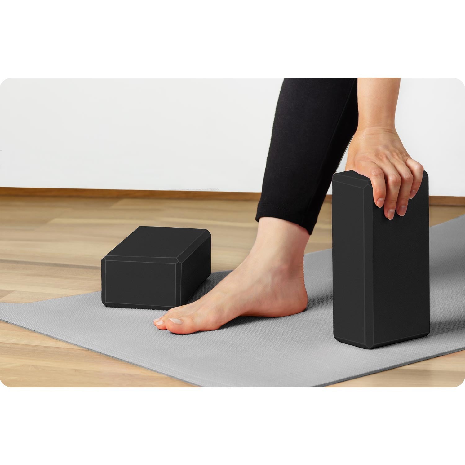 Juodosios NS-962 yoga kojos iš putų