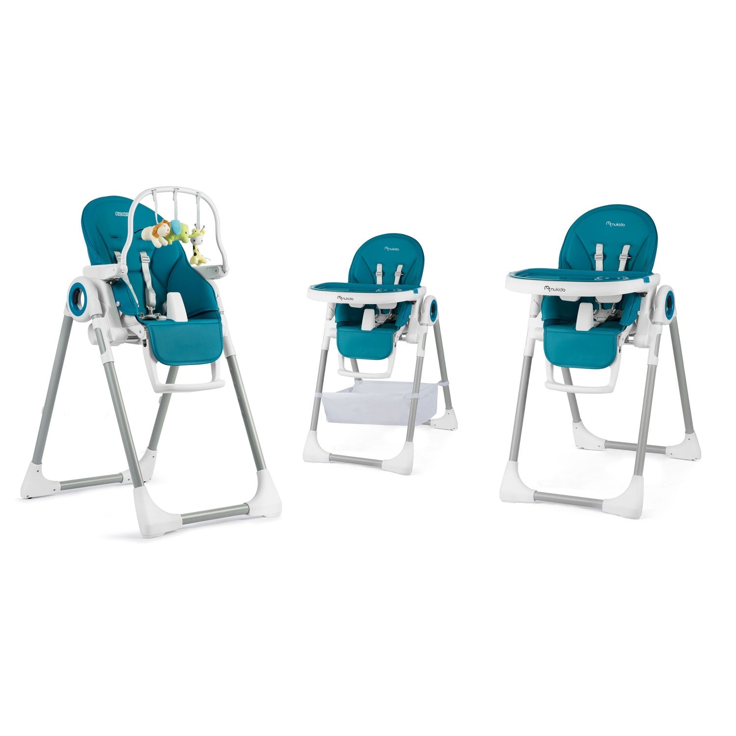 Maitinamoji kėdė su staleliu, dešiniojo lovelė