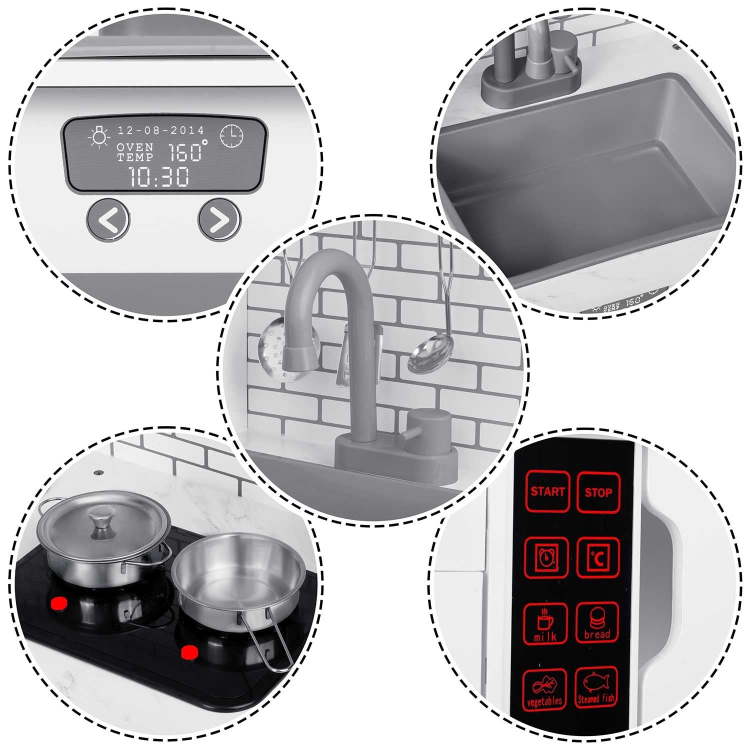 Medinė vaikų virtuvė RC-846