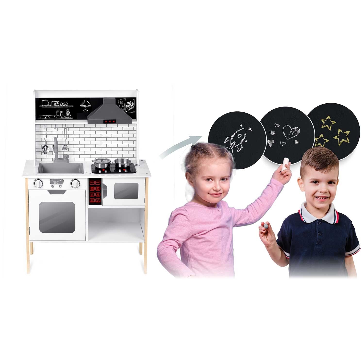 Medinė vaikų virtuvė RC-846