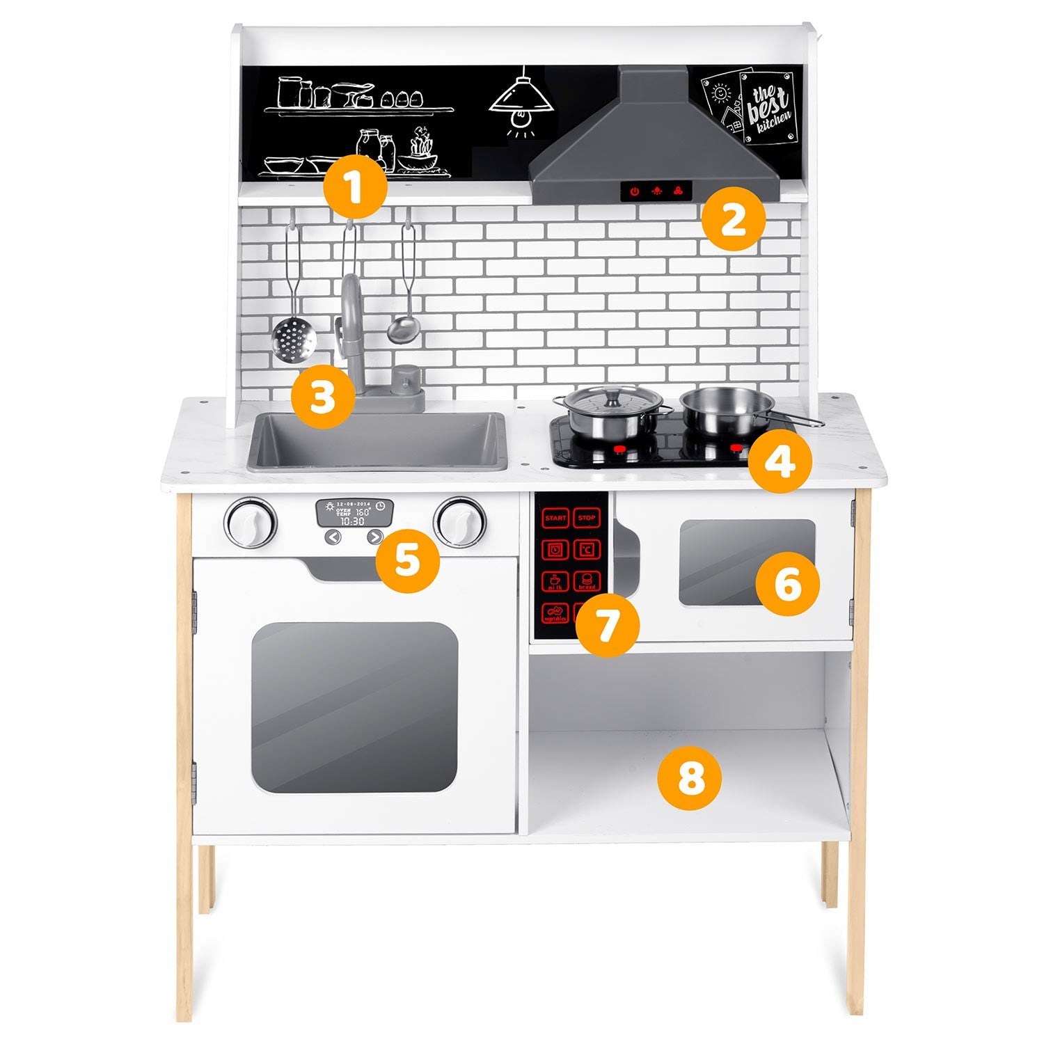 Medinė vaikų virtuvė RC-846