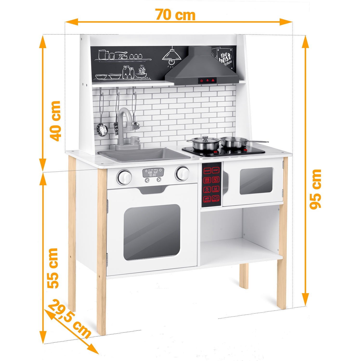 Medinė vaikų virtuvė RC-846