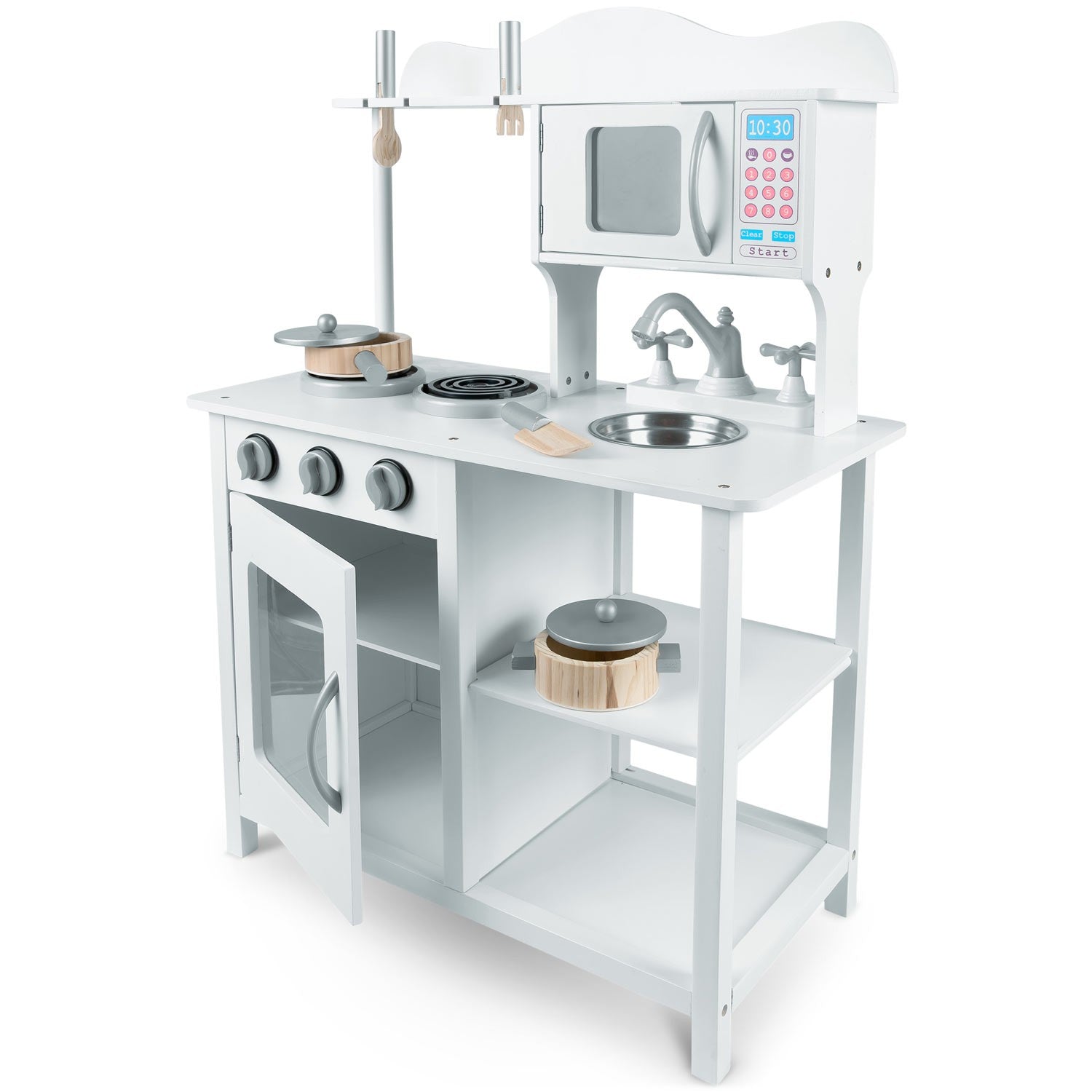 Medinė vaikų virtuvė 60 x 30 x 85 cm