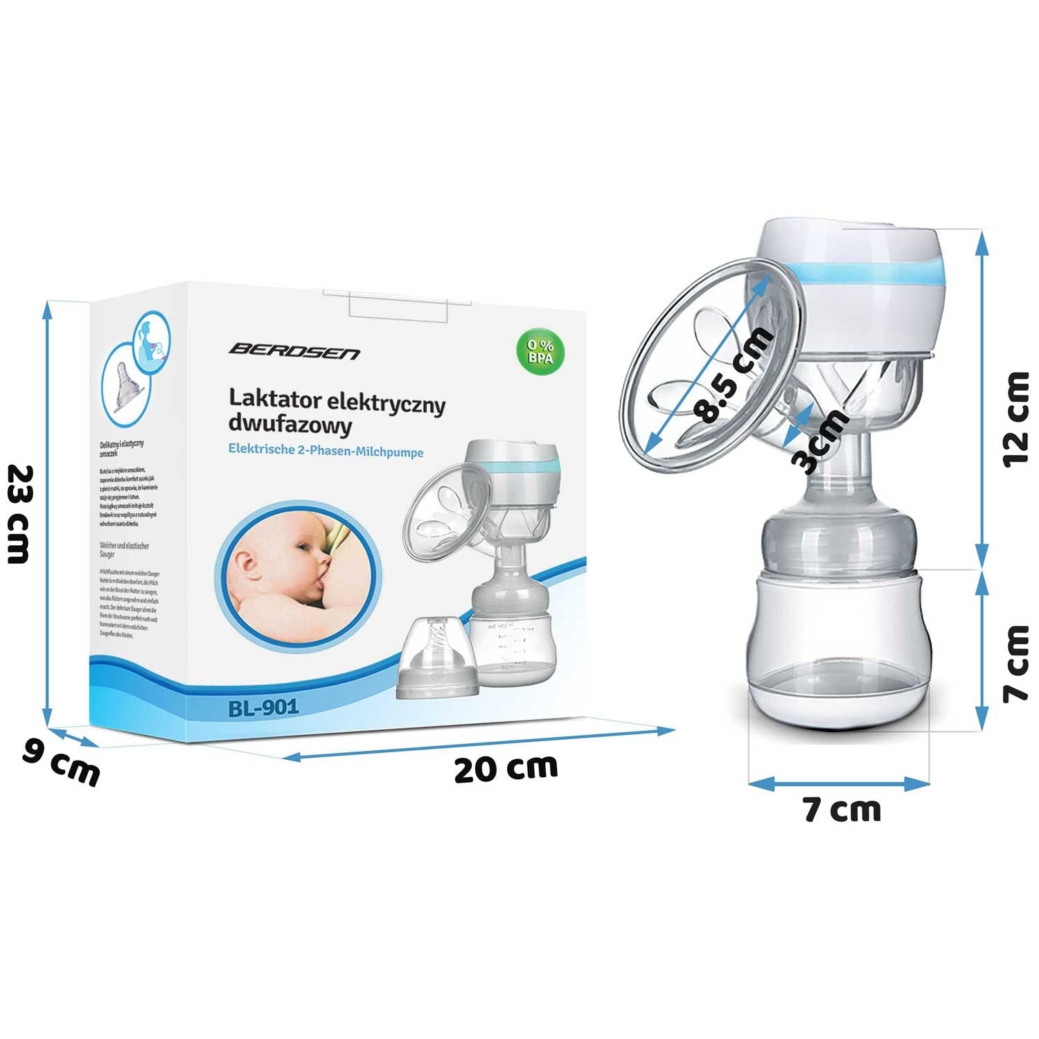 Berdsen BL-901 elektrinis dviejų fazės lakteris