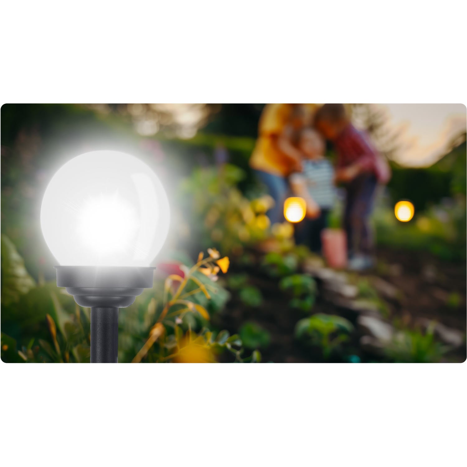 Ilumen LS-102 saulės lempos balta sfera