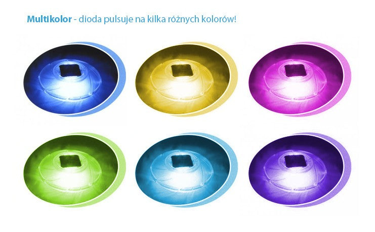 18 cm dydžio Bestway 58111 saulės vandens baseino lempa