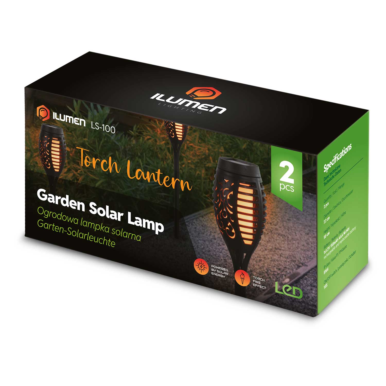 Ilumen LS-100 saulės žibintas