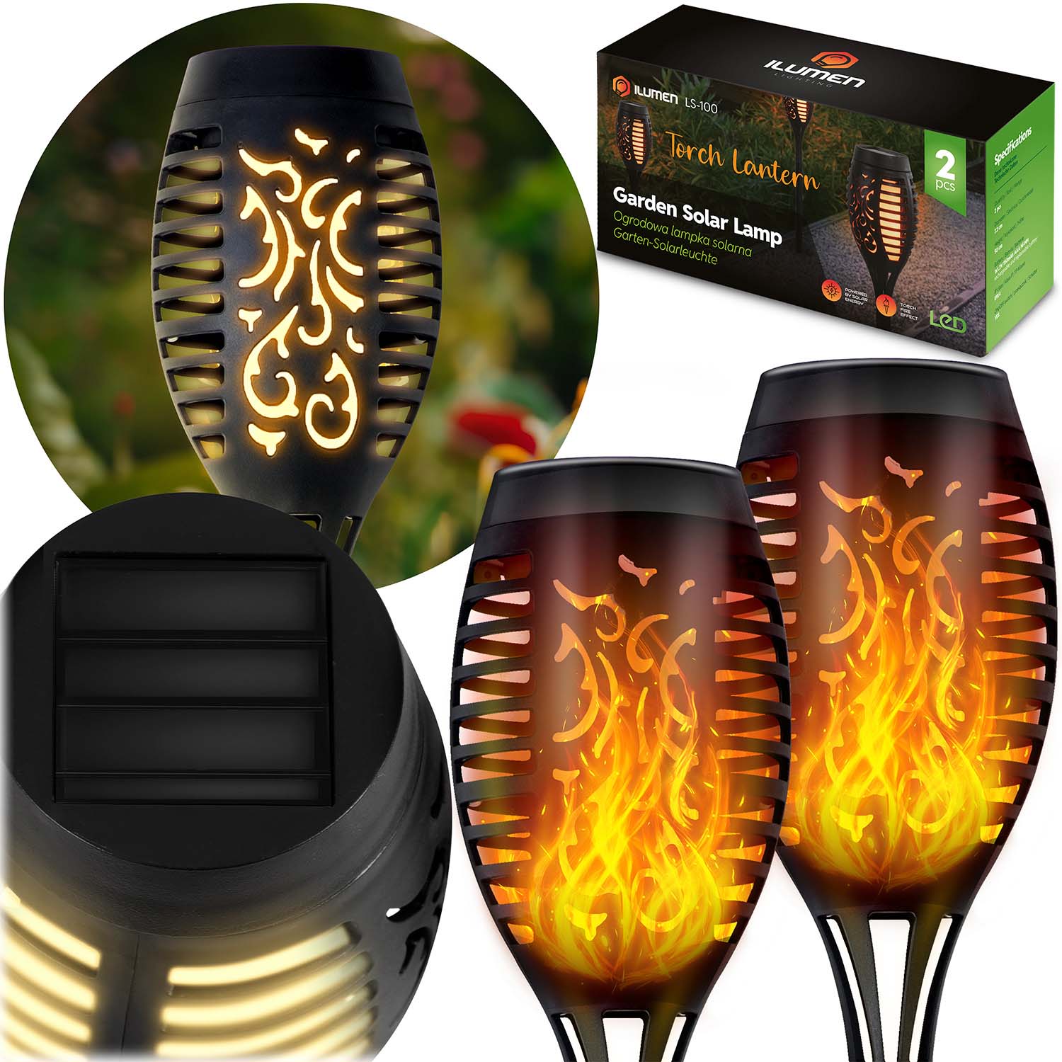 Ilumen LS-100 saulės žibintas