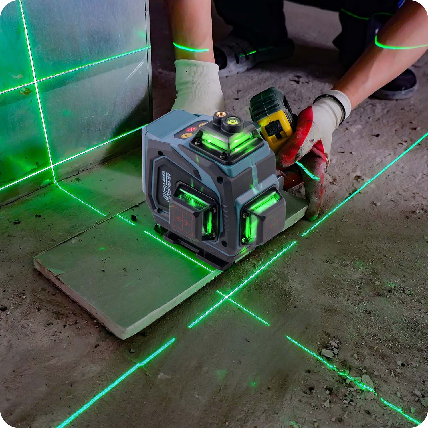 Krikštinis lazerius lagamine + "Humberg" HM-170 priedai