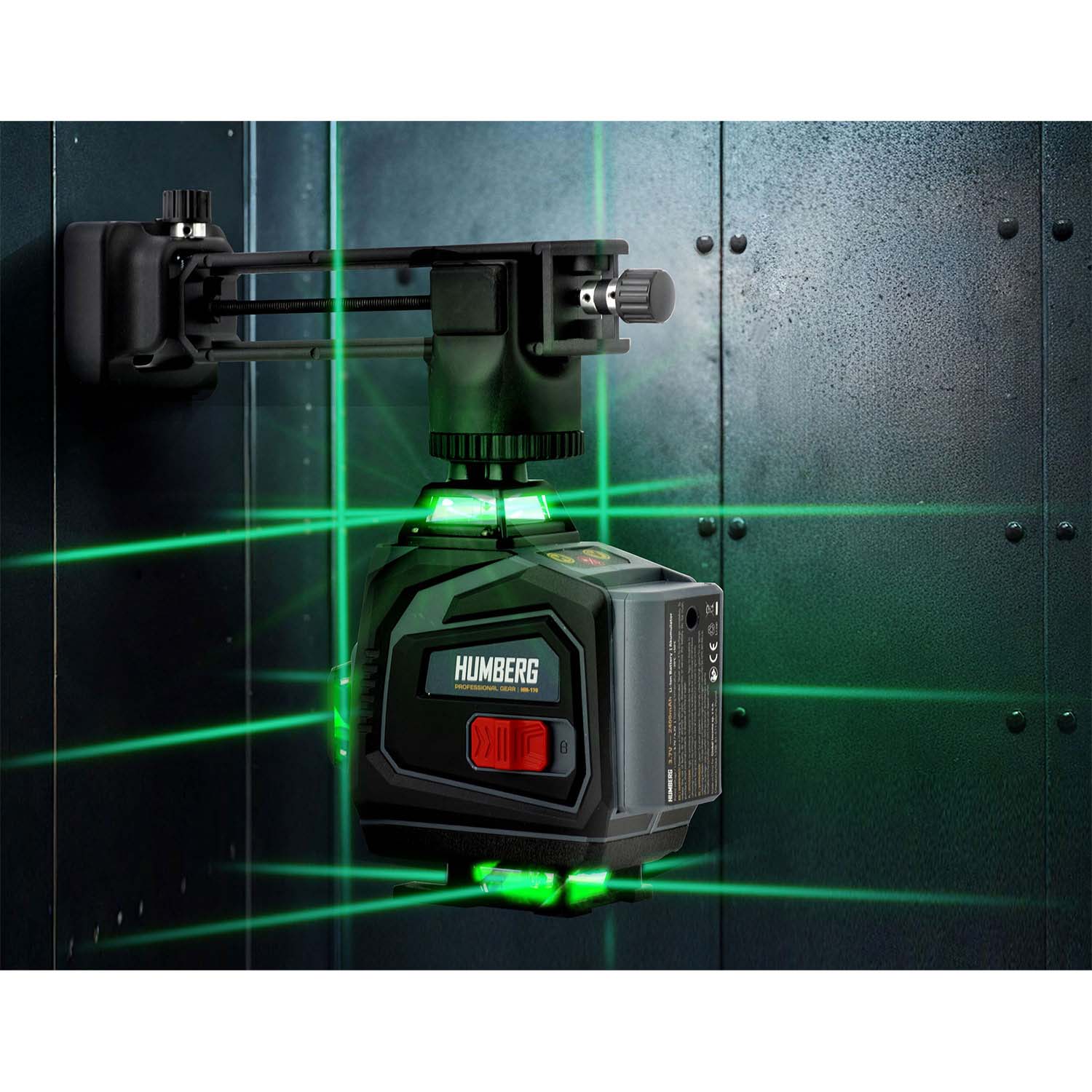 Krikštinis lazeris lagamine + Humbergo HM-170 statyvas