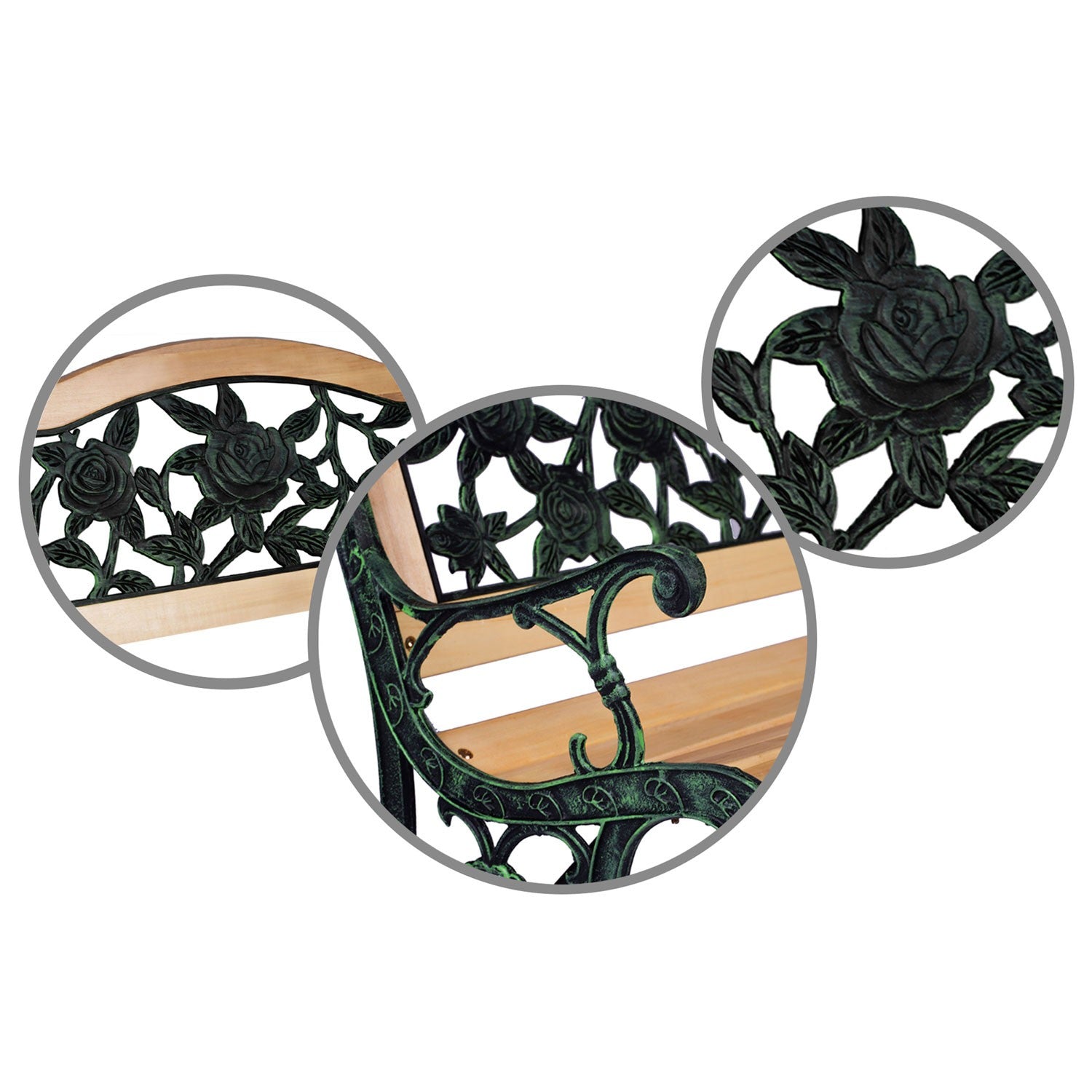 123,5 x 74 x 48 cm Gardi Rose Sofotel stovėjimo aikštelė