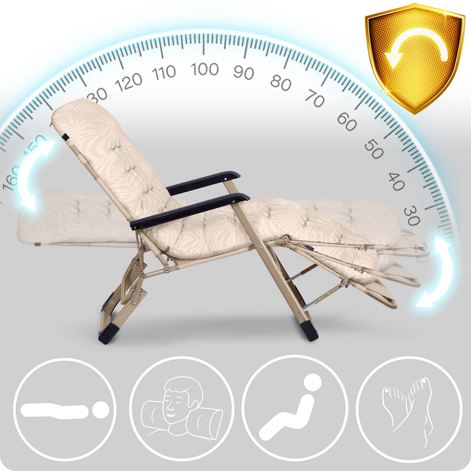 Sofotel ChillWell Gultas Su Pagalve 2 Vienetų Bežo Komplektas