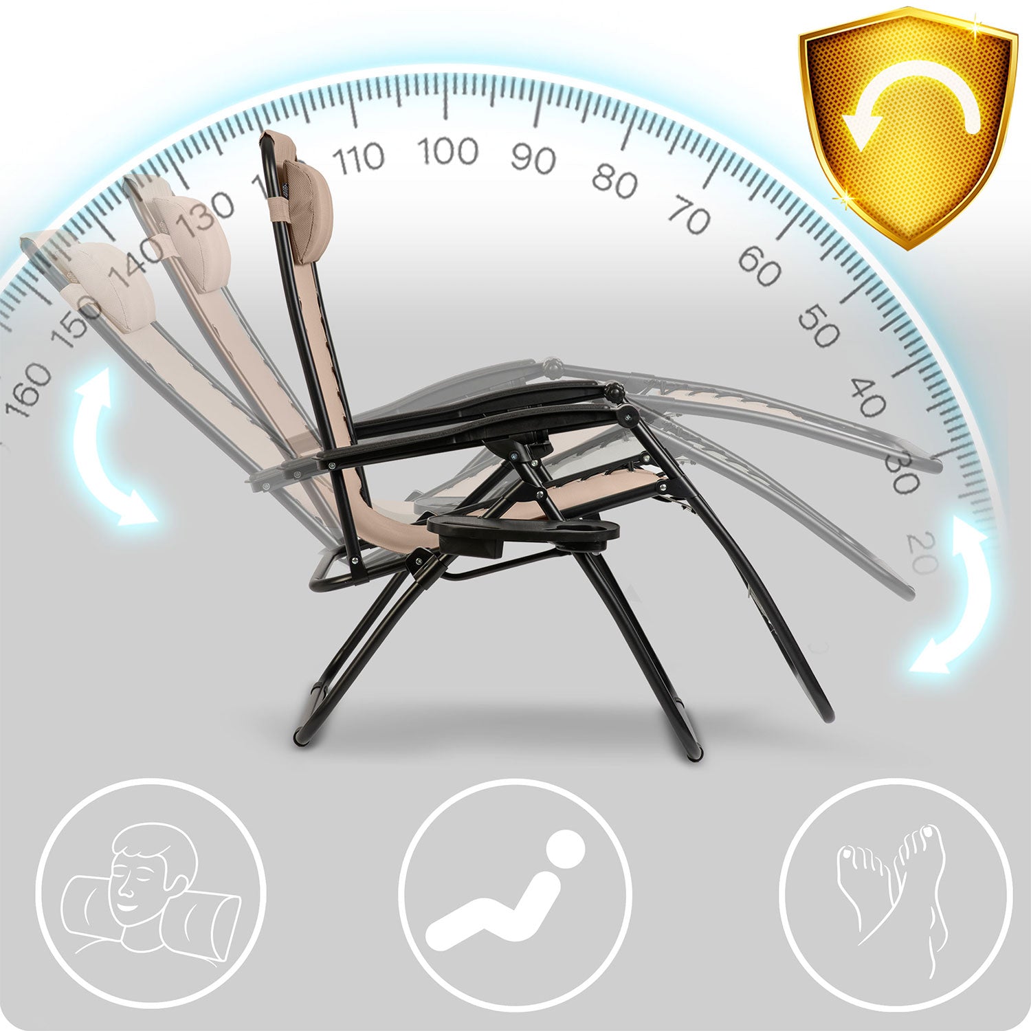 Sofotel ChillWell Gultas Su Pagalve 2 Vienetų Bežo Komplektas