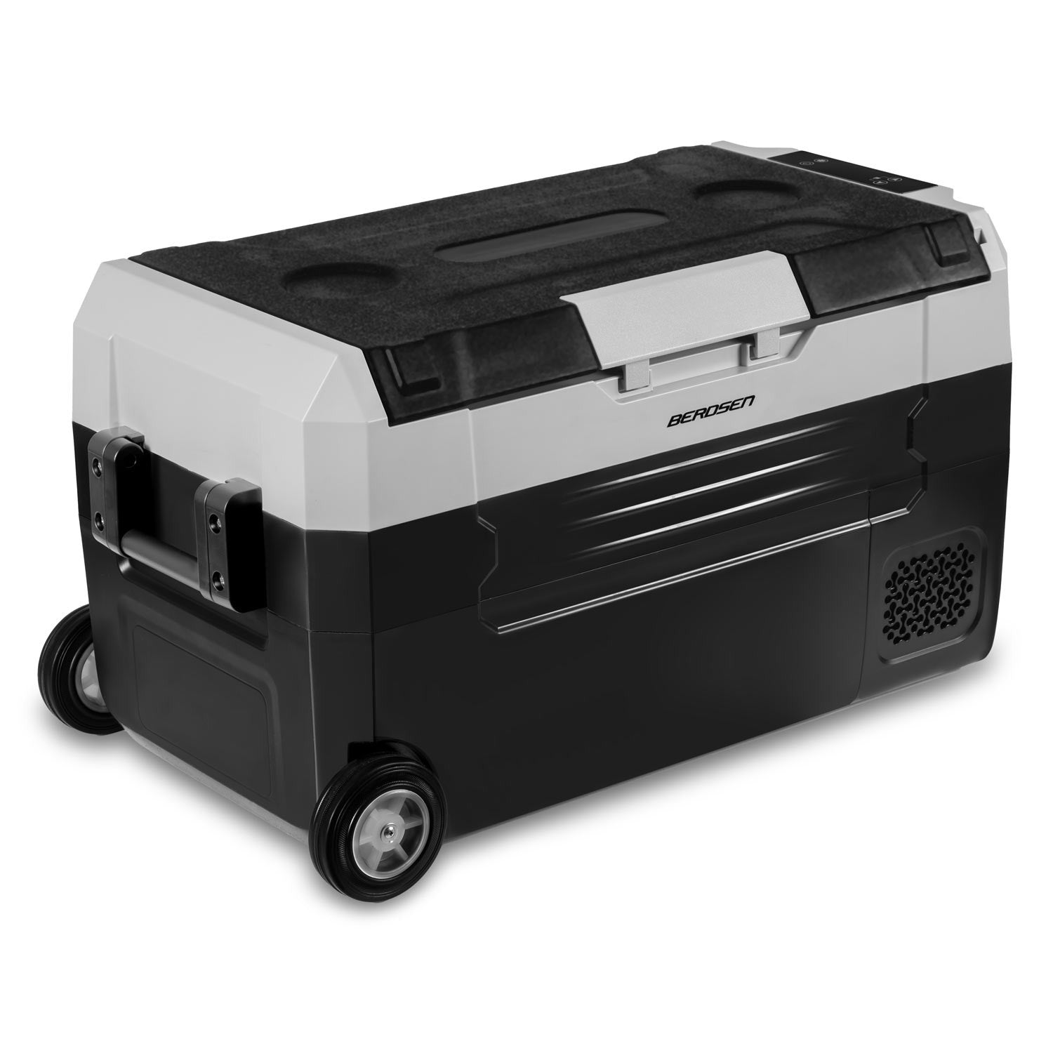 Turistinis Icemax 400 Berdsen 32 litrų kompresoriaus šaldytuvas - juodas