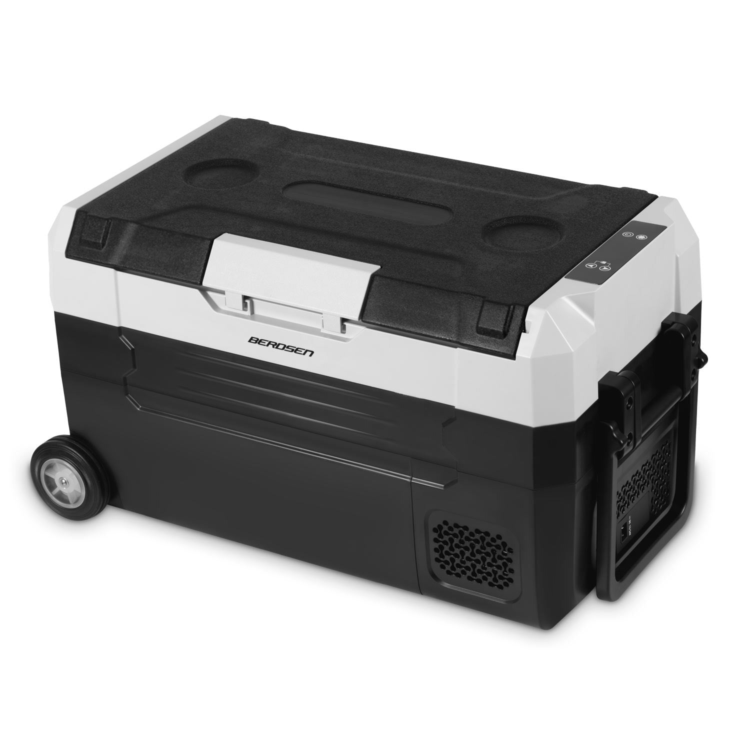 Turistinis Icemax 400 Berdsen 32 litrų kompresoriaus šaldytuvas - juodas