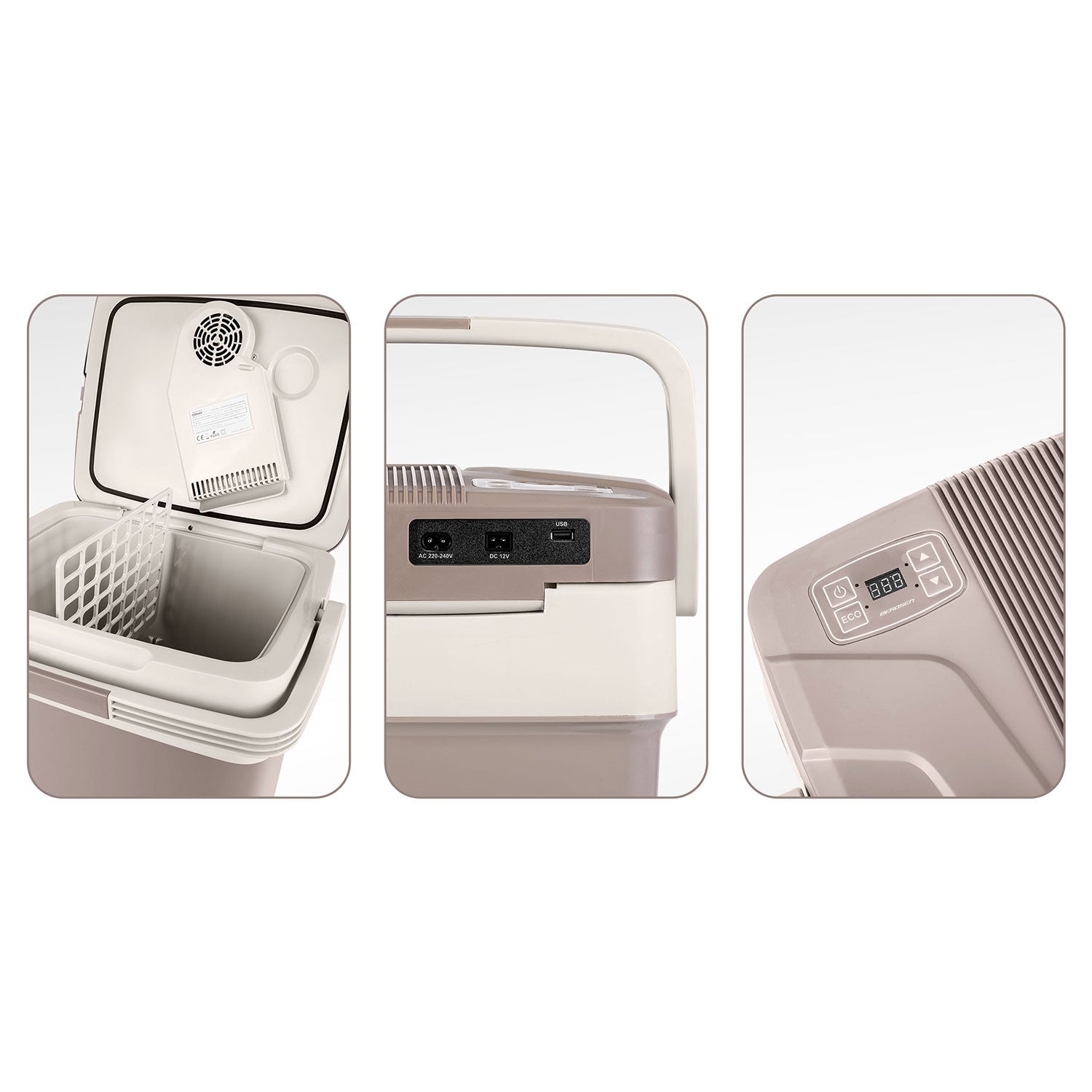 Berdsen Icemax 29 litrų šaldytuvas, ECO režimas - tamsumas