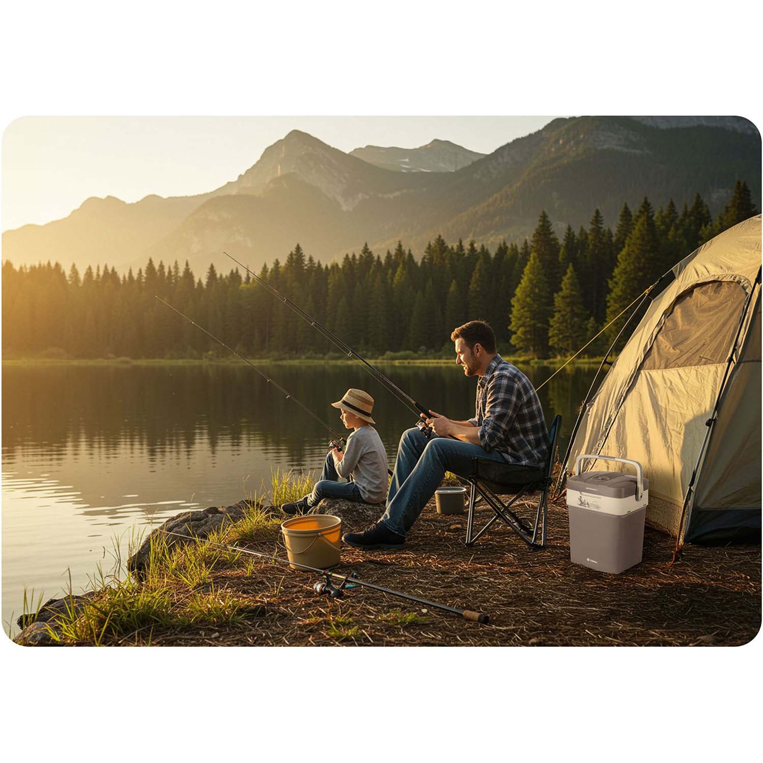 Berdsen Icemax 29 litrų šaldytuvas, ECO režimas - tamsumas