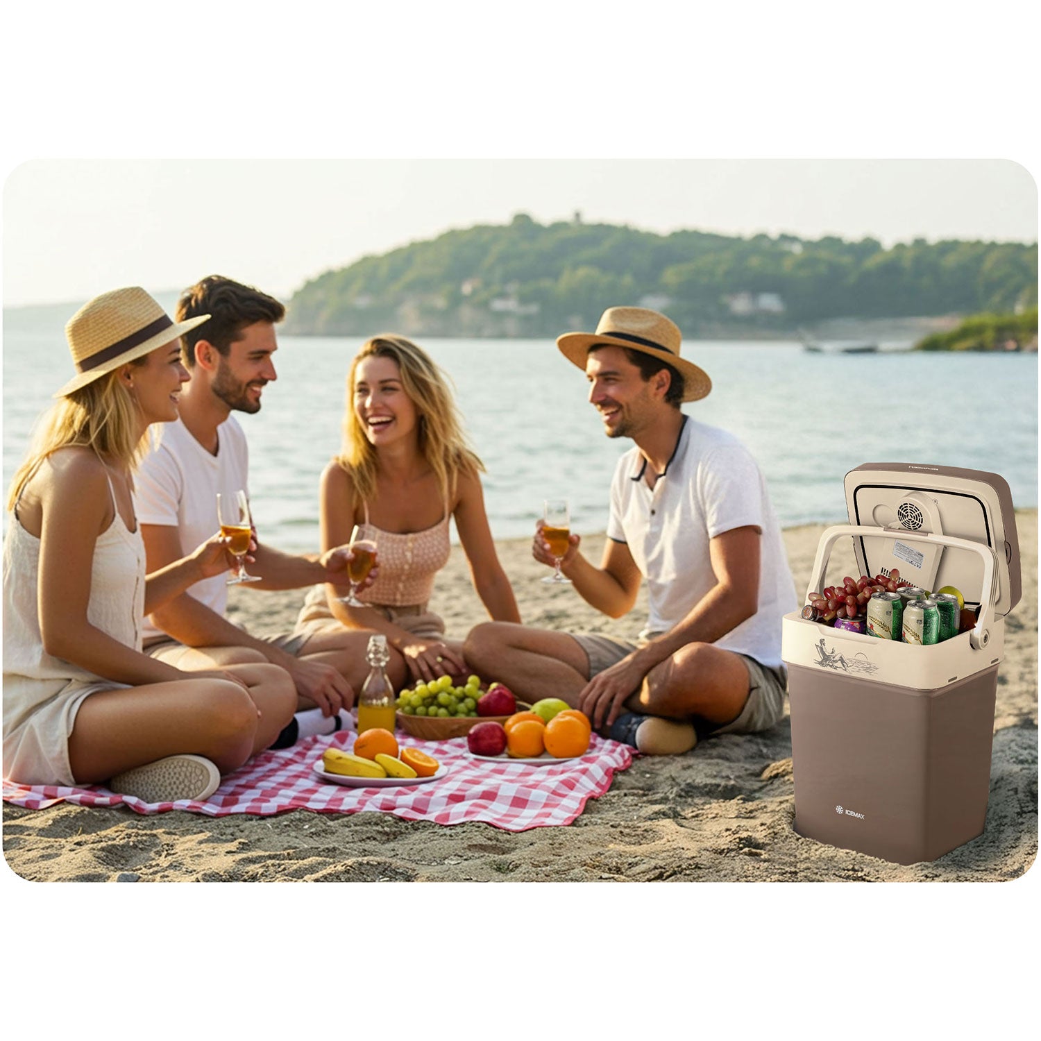 Berdsen Icemax 29 litrų šaldytuvas, ECO režimas - tamsumas