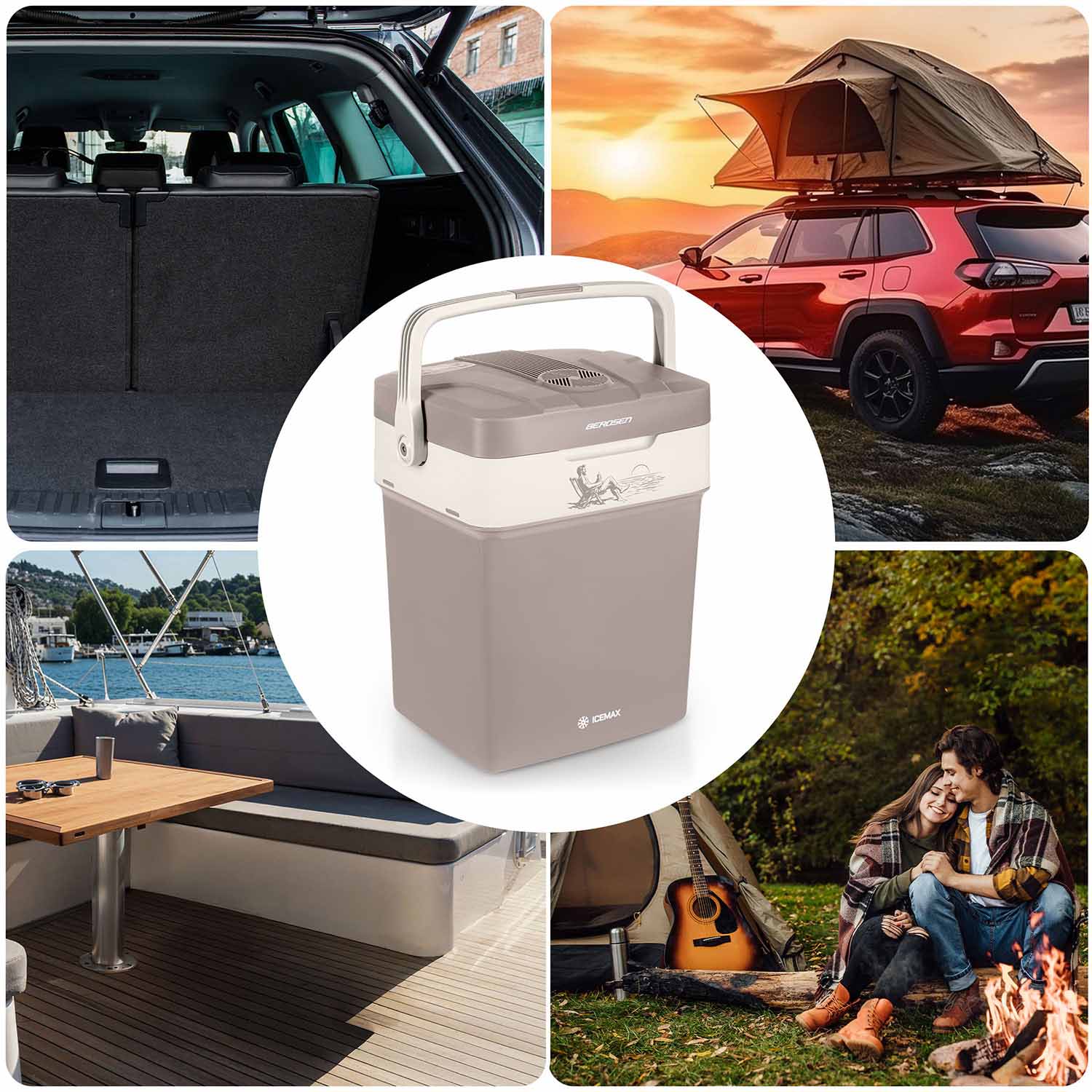 Berdsen Icemax 29 litrų šaldytuvas, ECO režimas - tamsumas