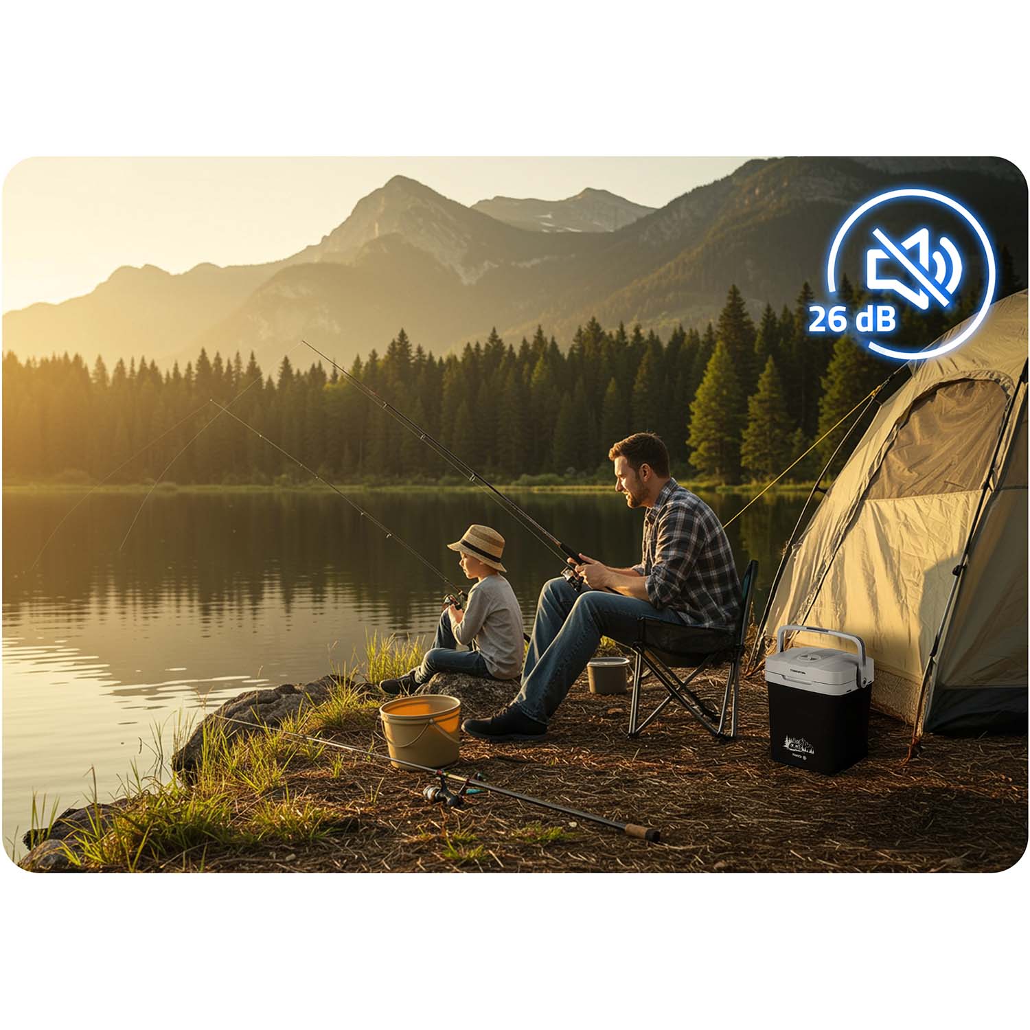 Berdsen Icemax 26 litrų ECO režimas - juoda