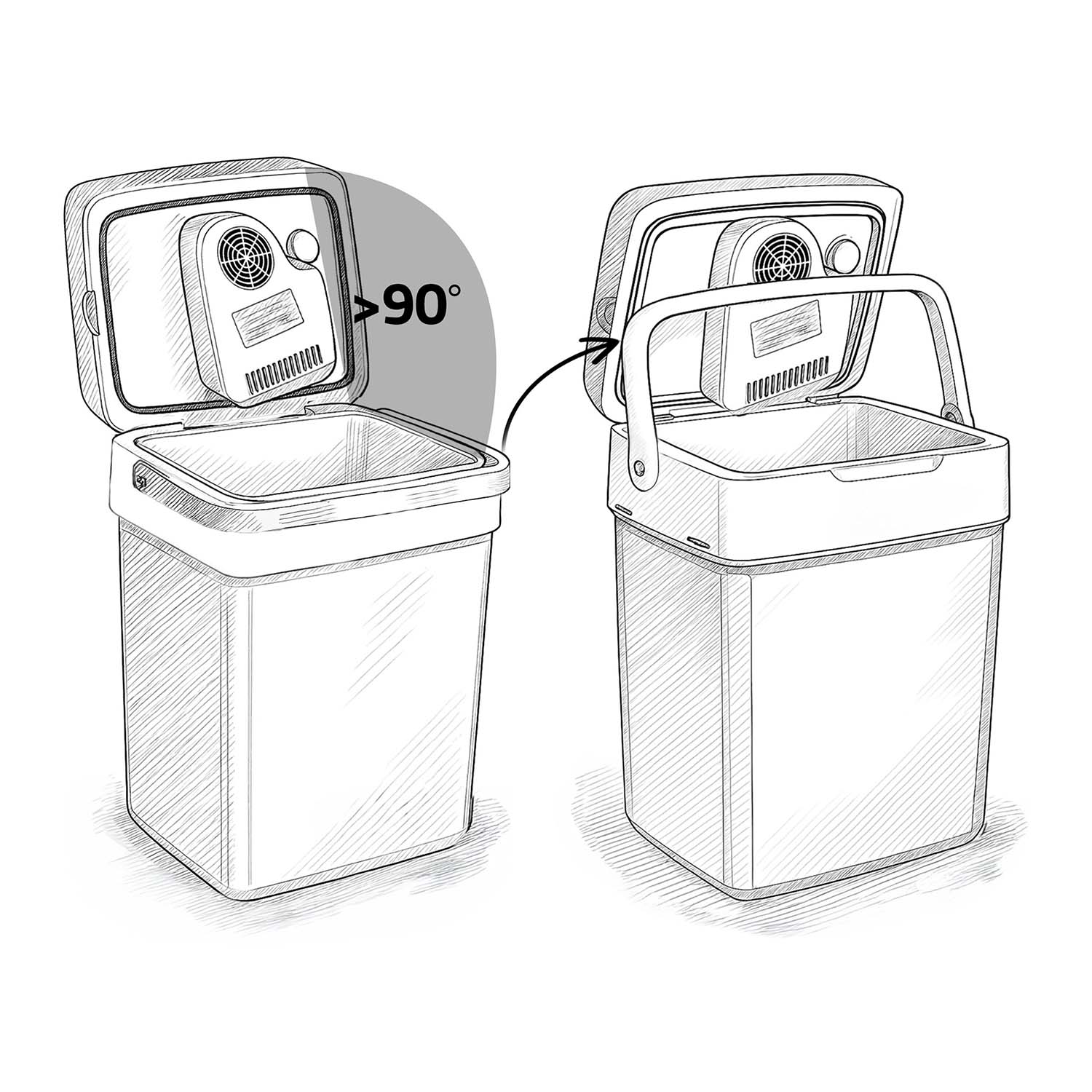 Berdsen Icemax 26 litrų ECO režimas - juoda