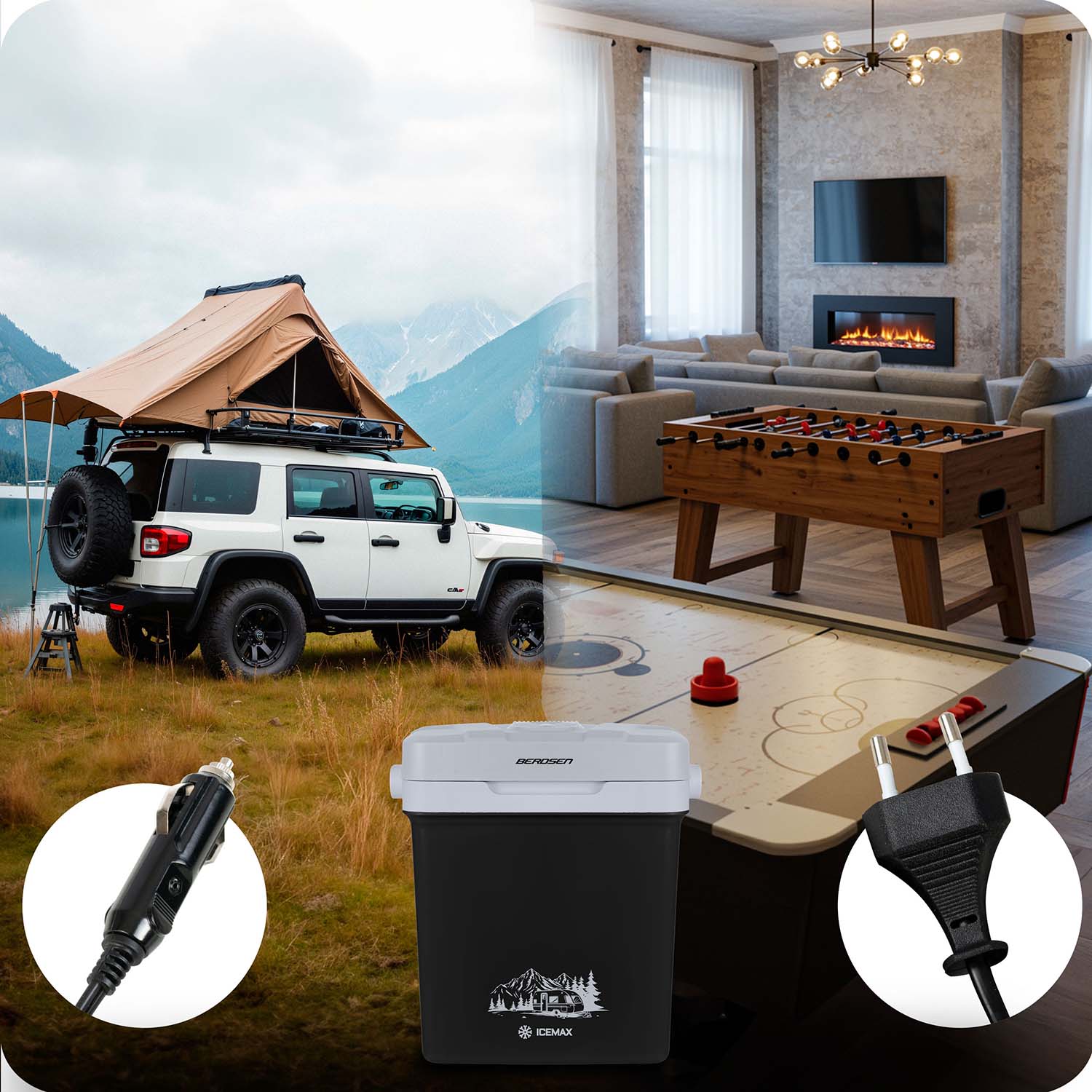 Berdsen Icemax 26 litrų ECO režimas - juoda