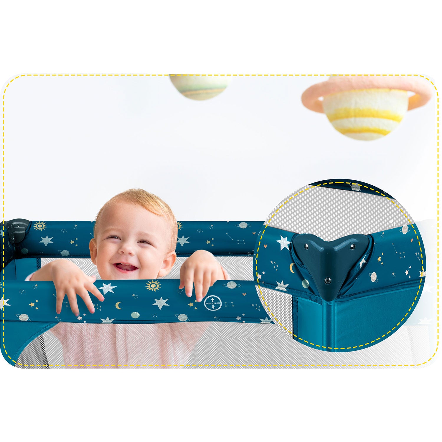 Turistų lovelė 125 x 65 x 78 cm RK-240 granatas