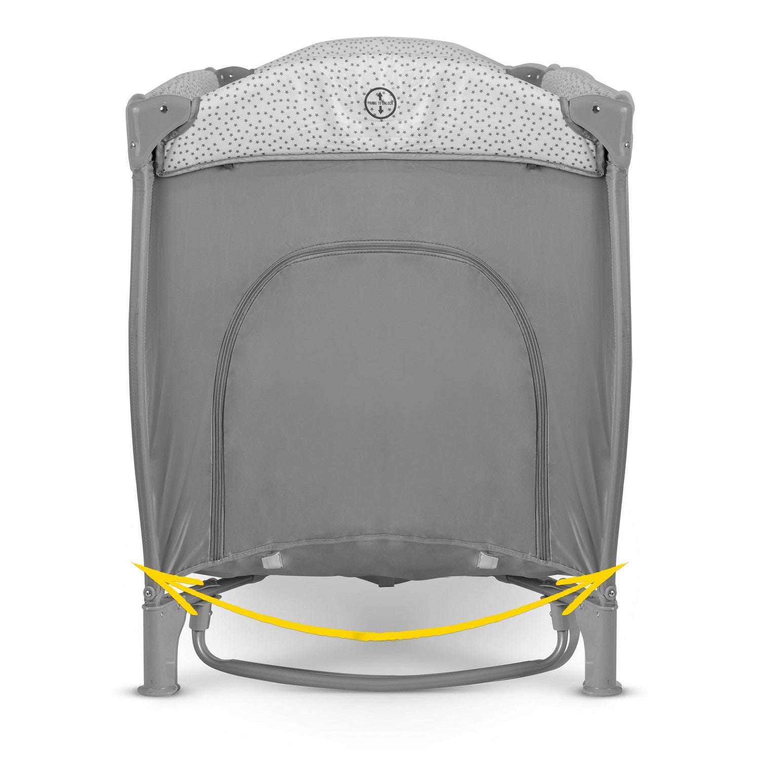 Turistų lovelė 125x65x78cm RK-242 pilka