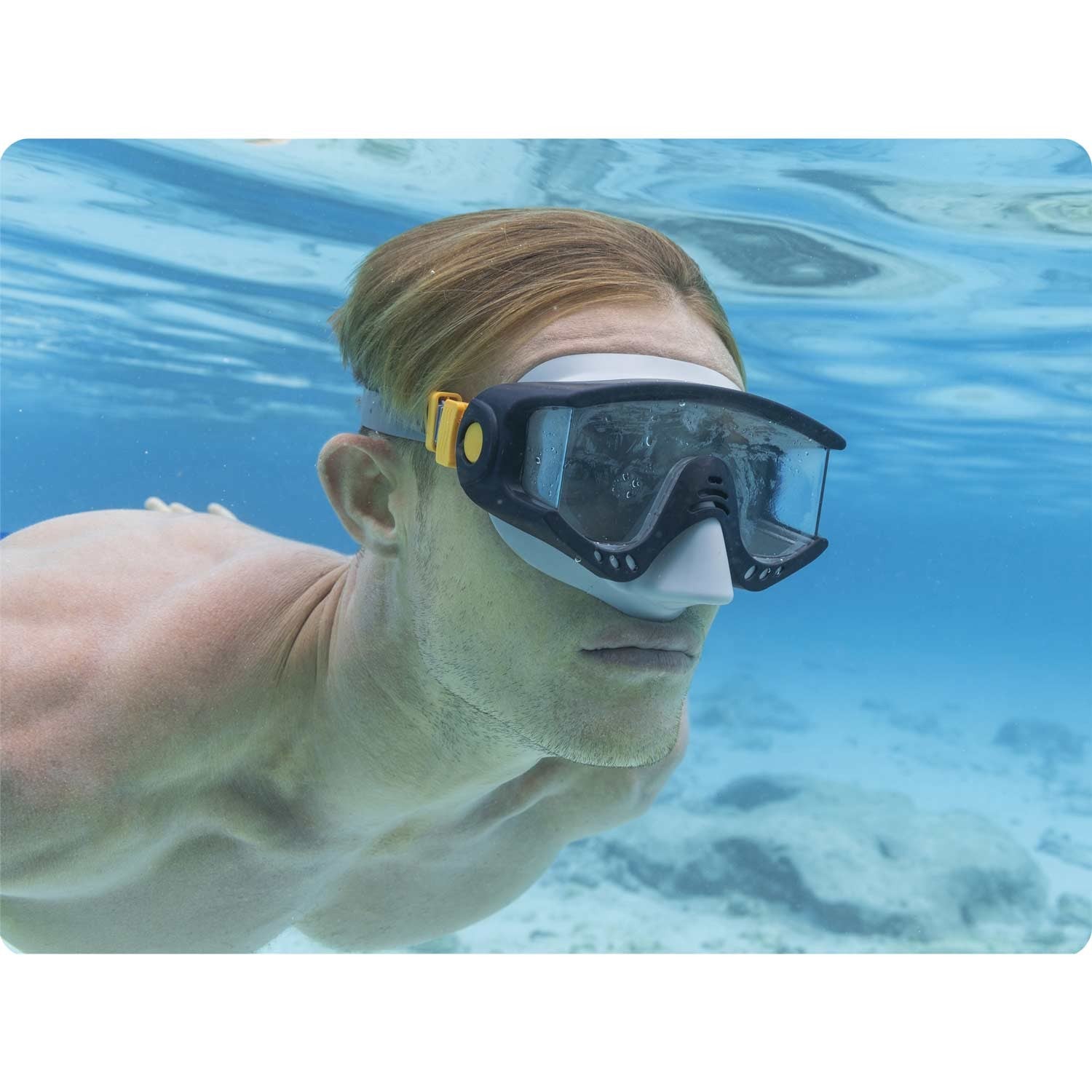 Juoda plaukimo kaukė Bestway 22044