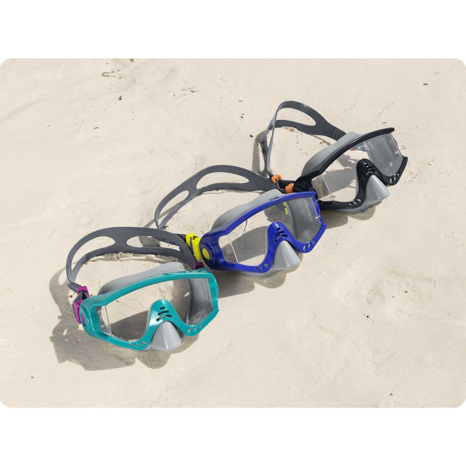 Juoda plaukimo kaukė Bestway 22044