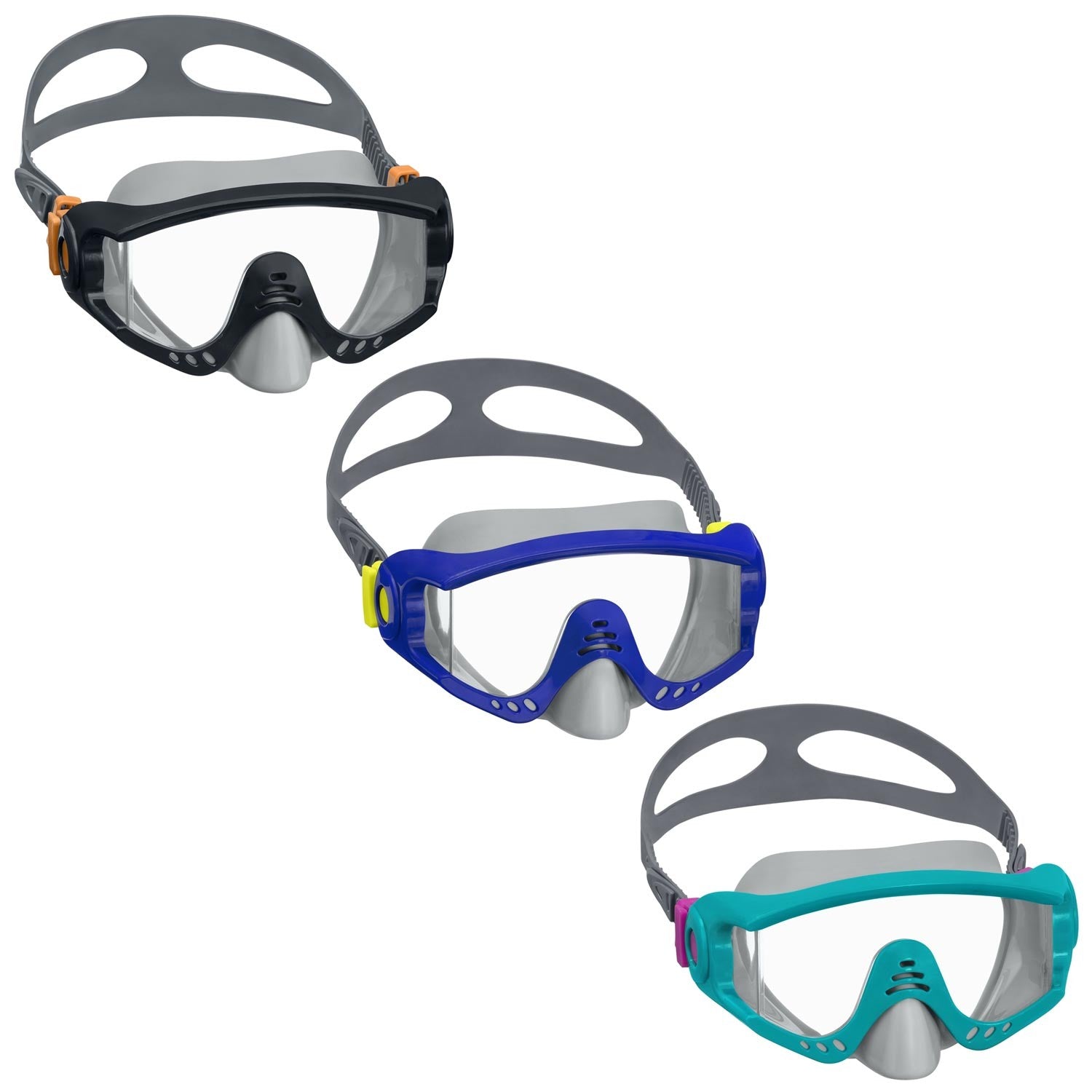 Juoda plaukimo kaukė Bestway 22044