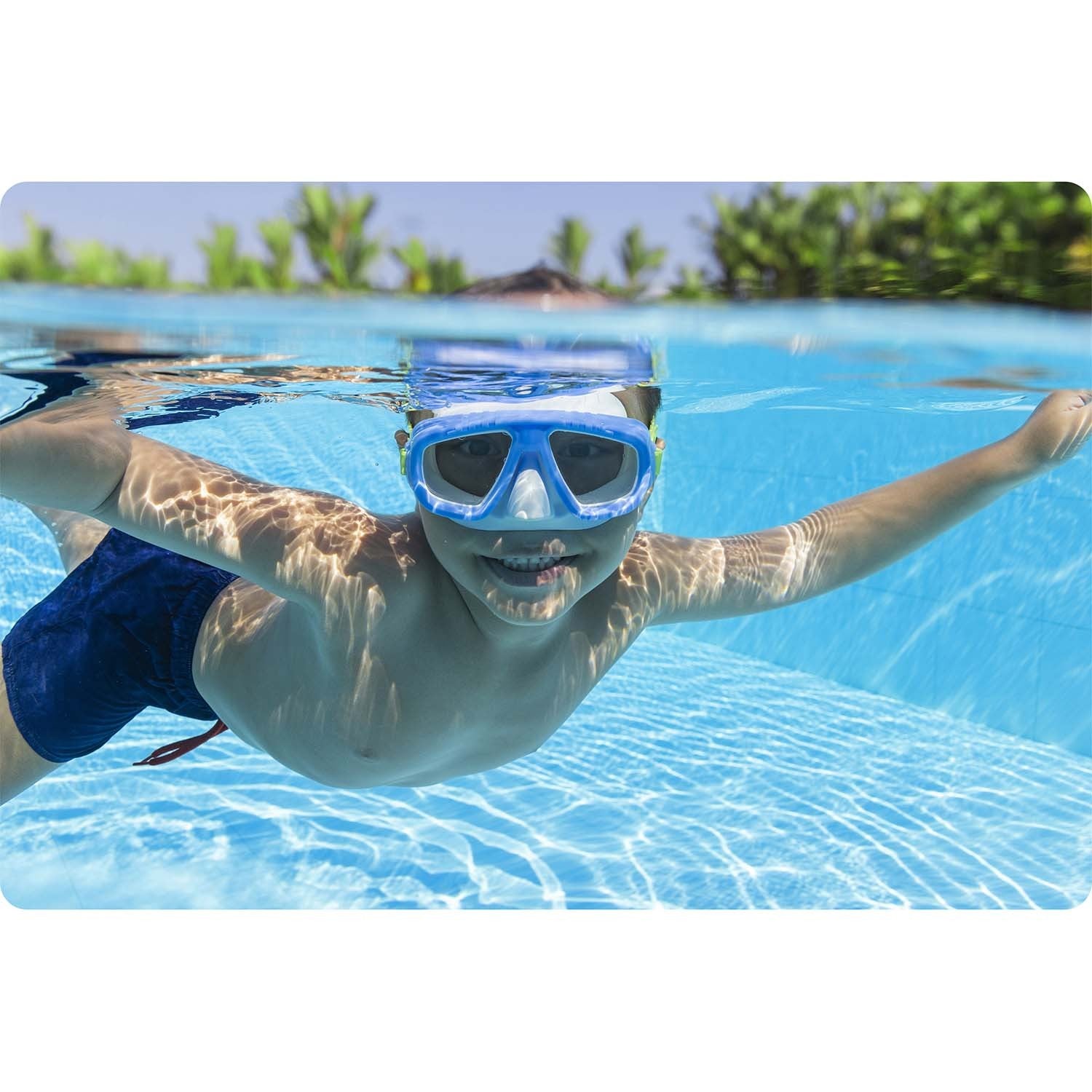 Plaukiojančios kaukės mėlynas Bestway 22011