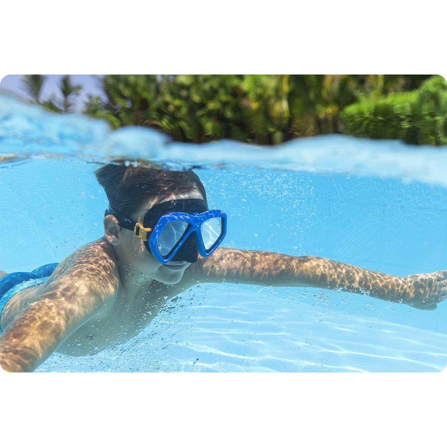 Plaukiojančios kaukės mėlynas Bestway 22040