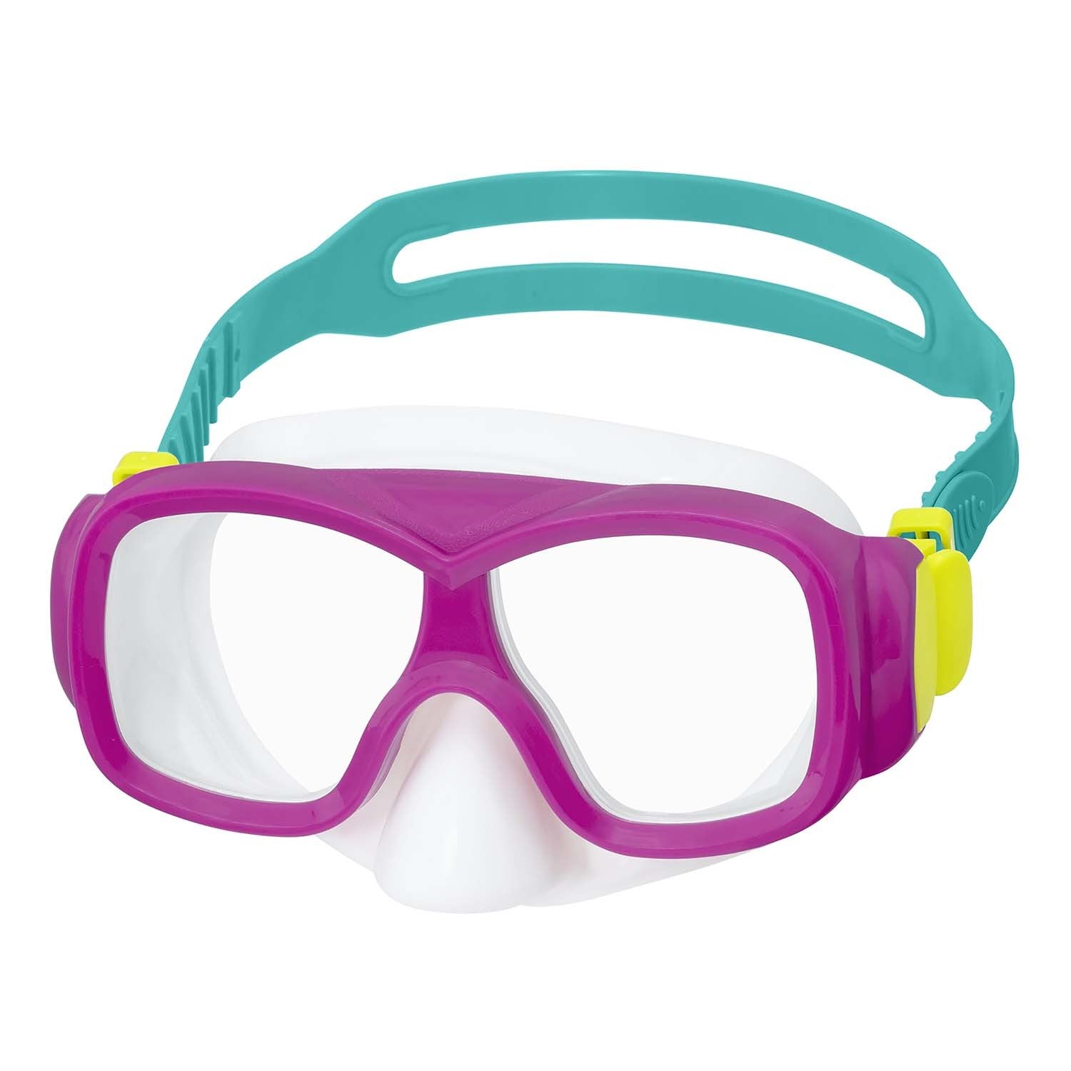 Rožinės-turkūzų plaukimo kaukės Bestway 22039